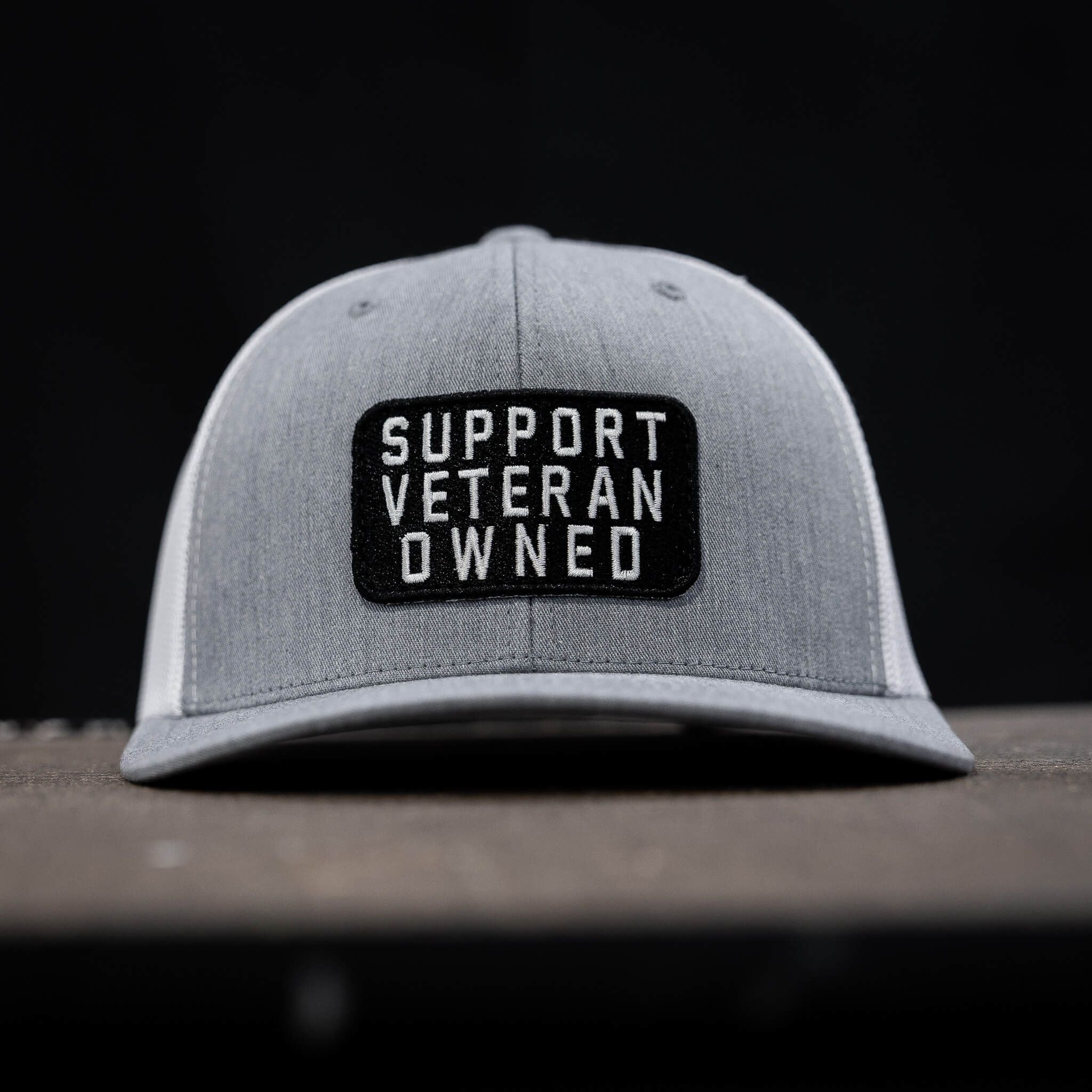 Support Veteran Owned Patch Mid-Profile Mesh Snapback - Image 16