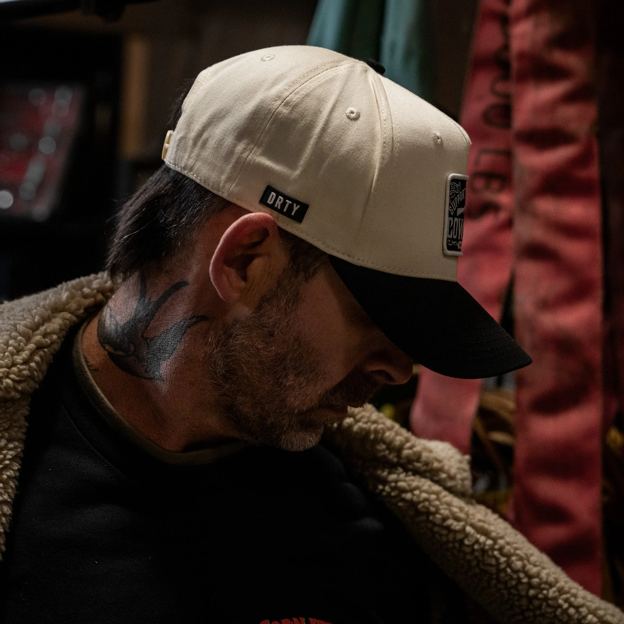 Support Your Local Cowboys Patch 5 Panel Workhorse Snapback - Image 7