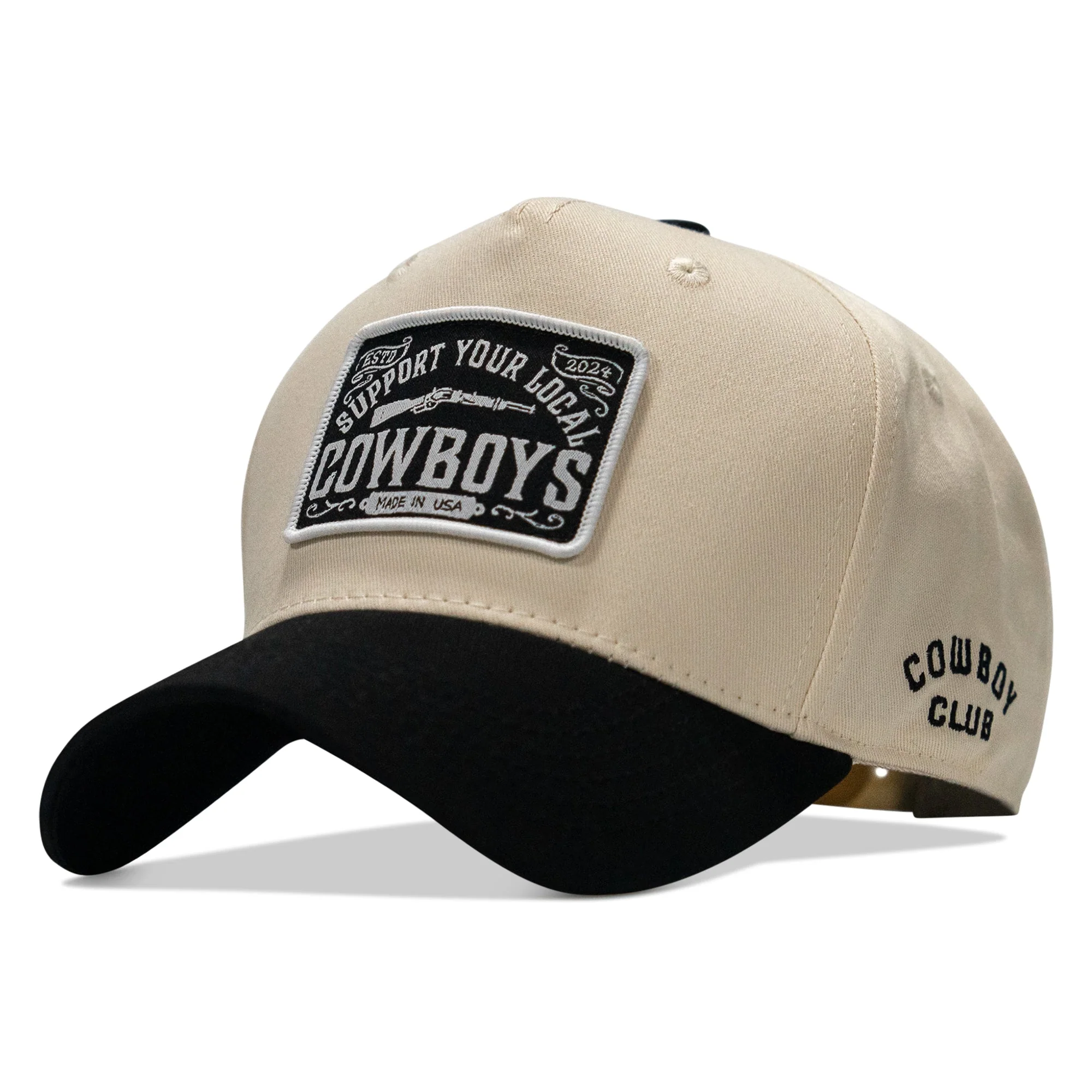 Support Your Local Cowboys Patch 5 Panel Workhorse Snapback - Image 9