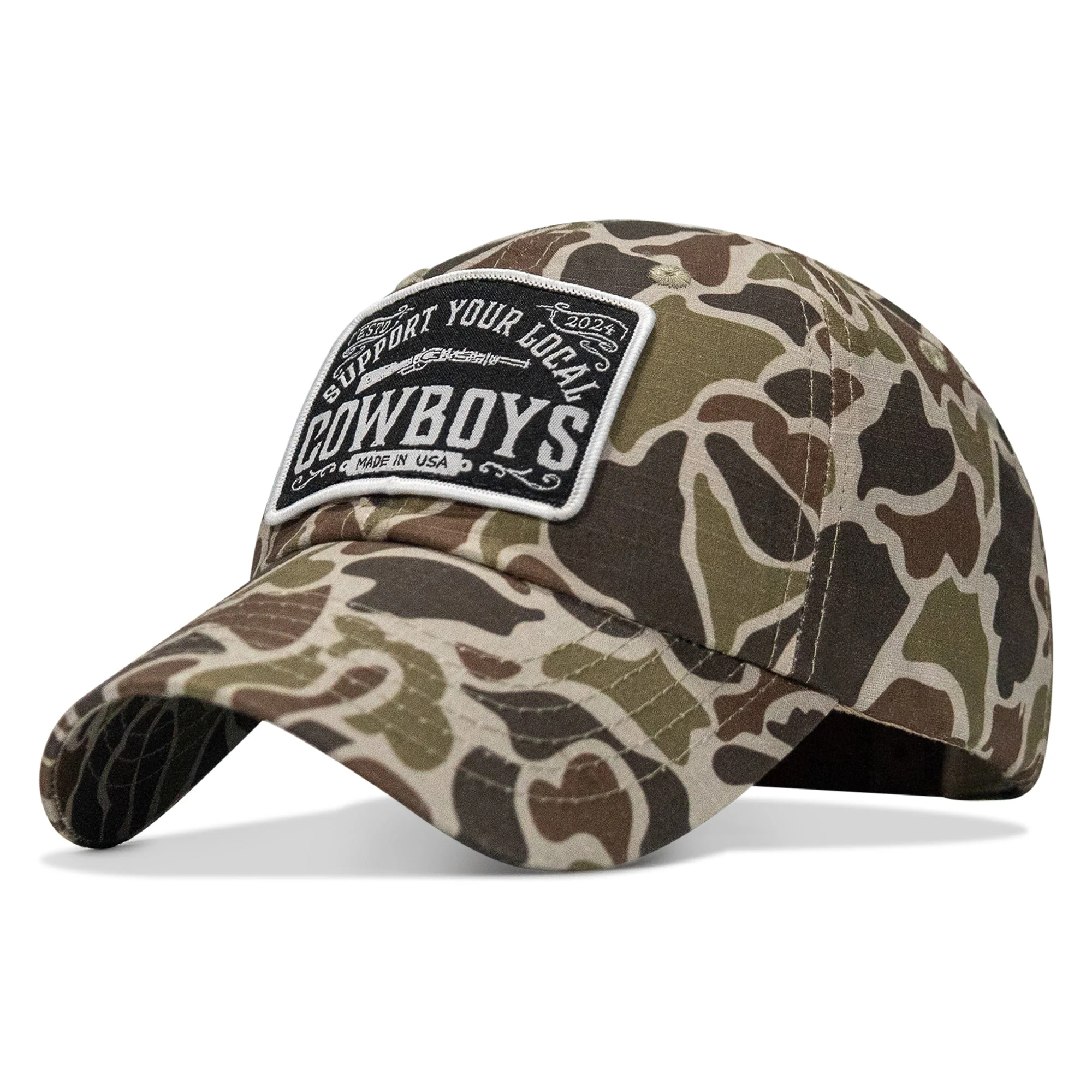 Support Your Local Cowboys Patch Ripstop Tactical Hat - Image 2
