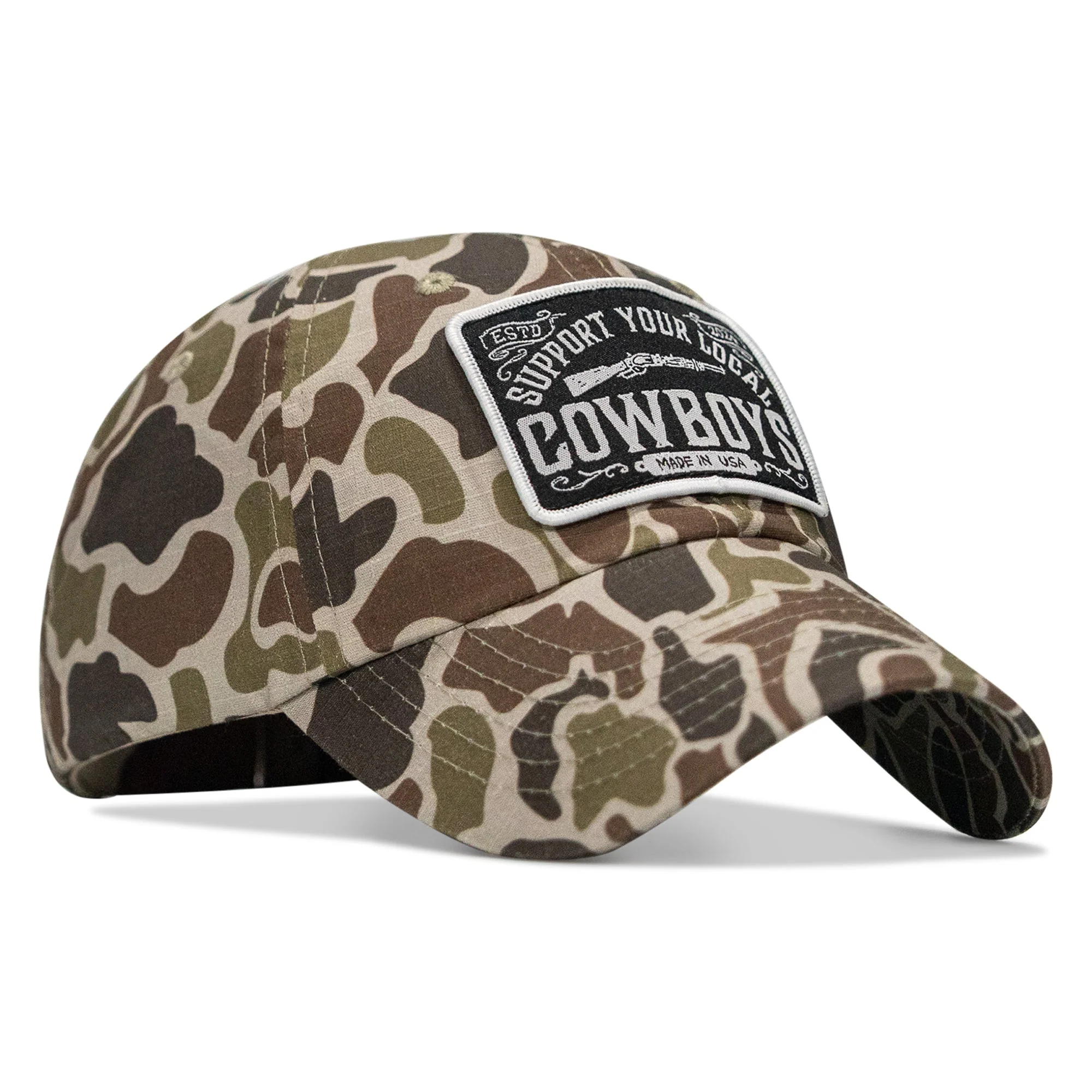Support Your Local Cowboys Patch Ripstop Tactical Hat - Image 3