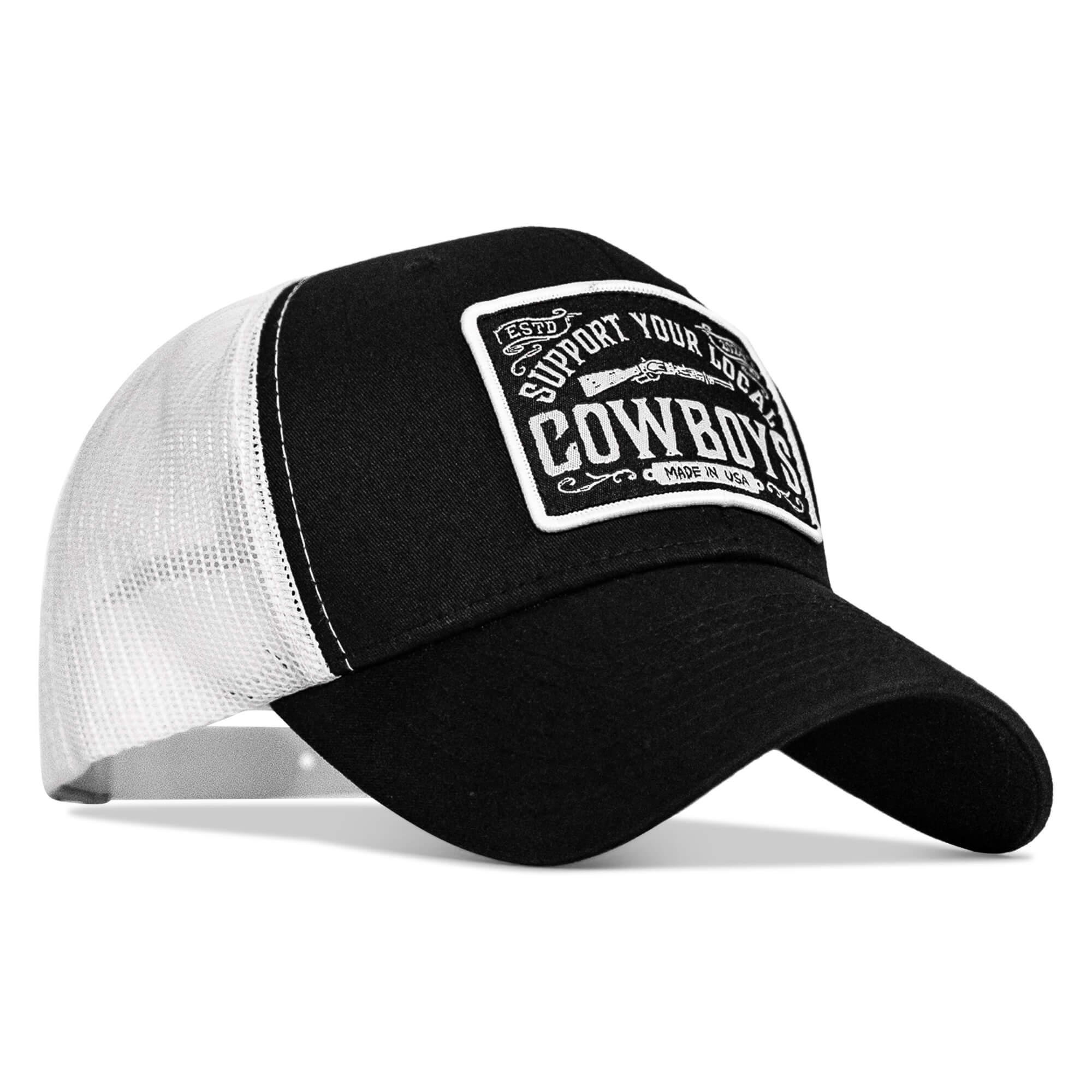 Support Your Local Cowboys Patch Snapback Hat - Image 25