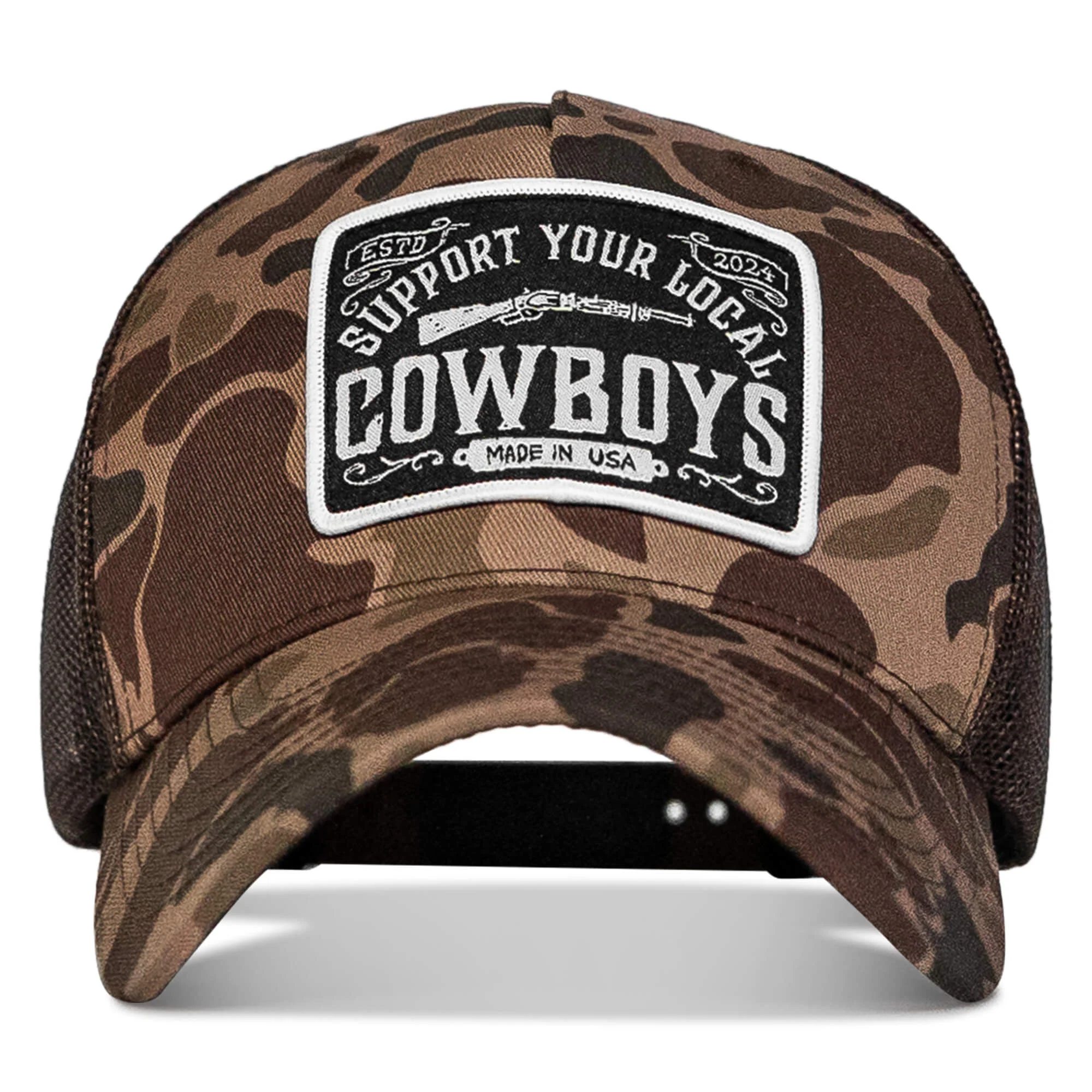 Support Your Local Cowboys Patch Snapback Hat - Image 32