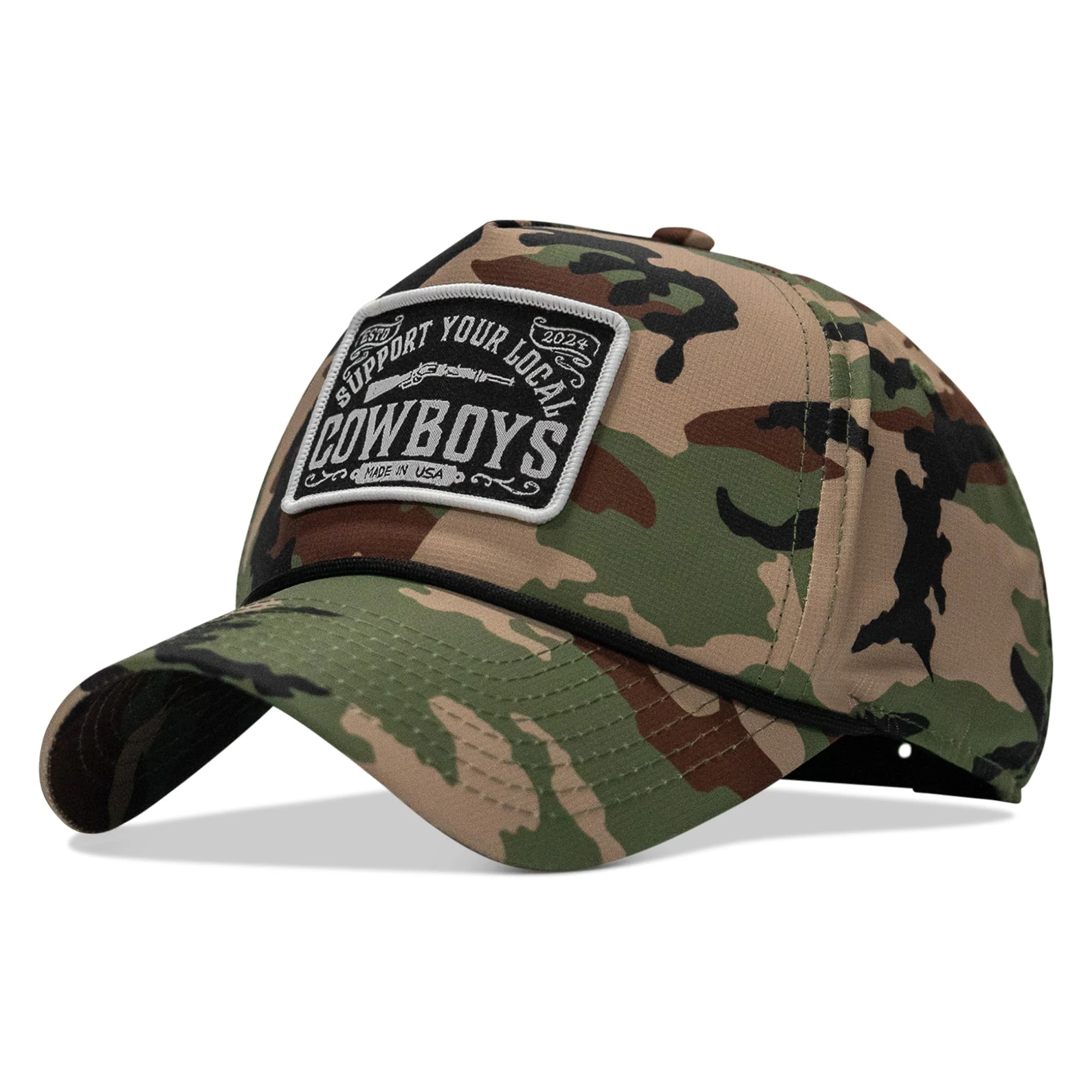 Support Your Local Cowboys Patch Weekender Snapback - Image 2