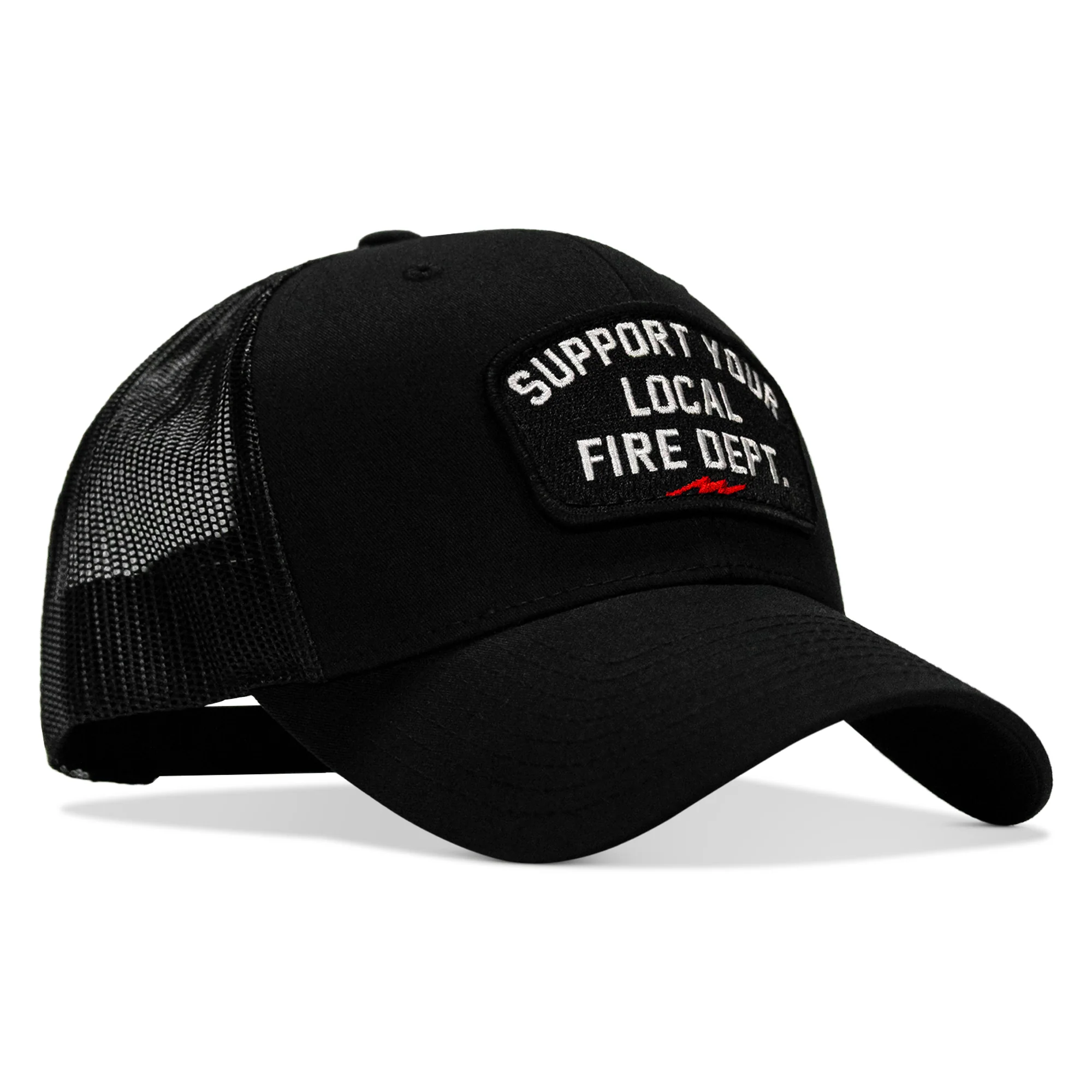 Support Your Local Fire Dept. Patch Snapback Hat - Image 29