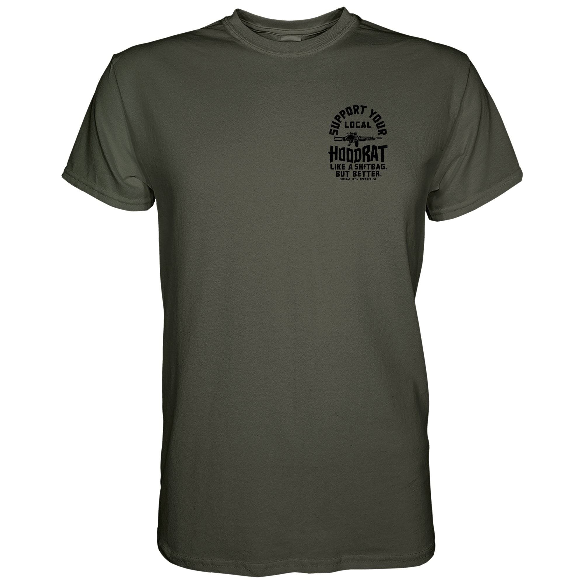 Support Your Local Hoodrat Men's T-Shirt - Image 6