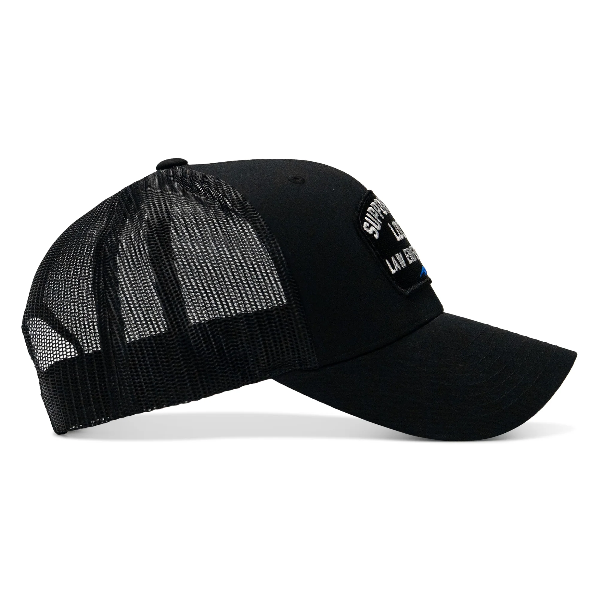 Support Your Local Law Enforcement Mid-Profile Snapback Hat - Image 14