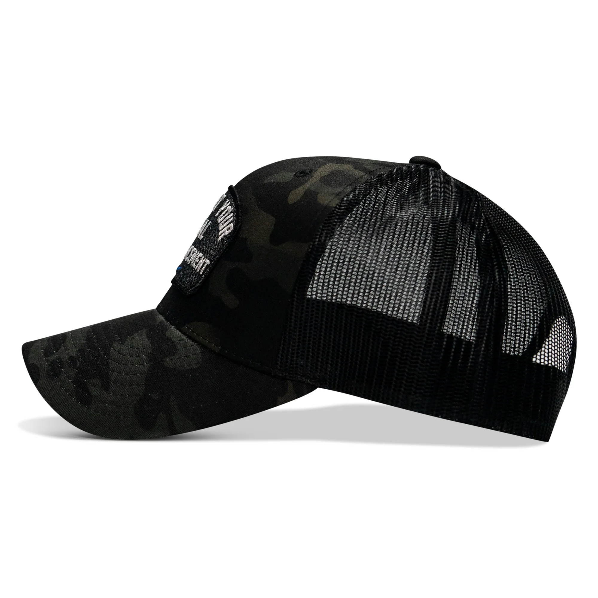 Support Your Local Law Enforcement Mid-Profile Snapback Hat - Image 21