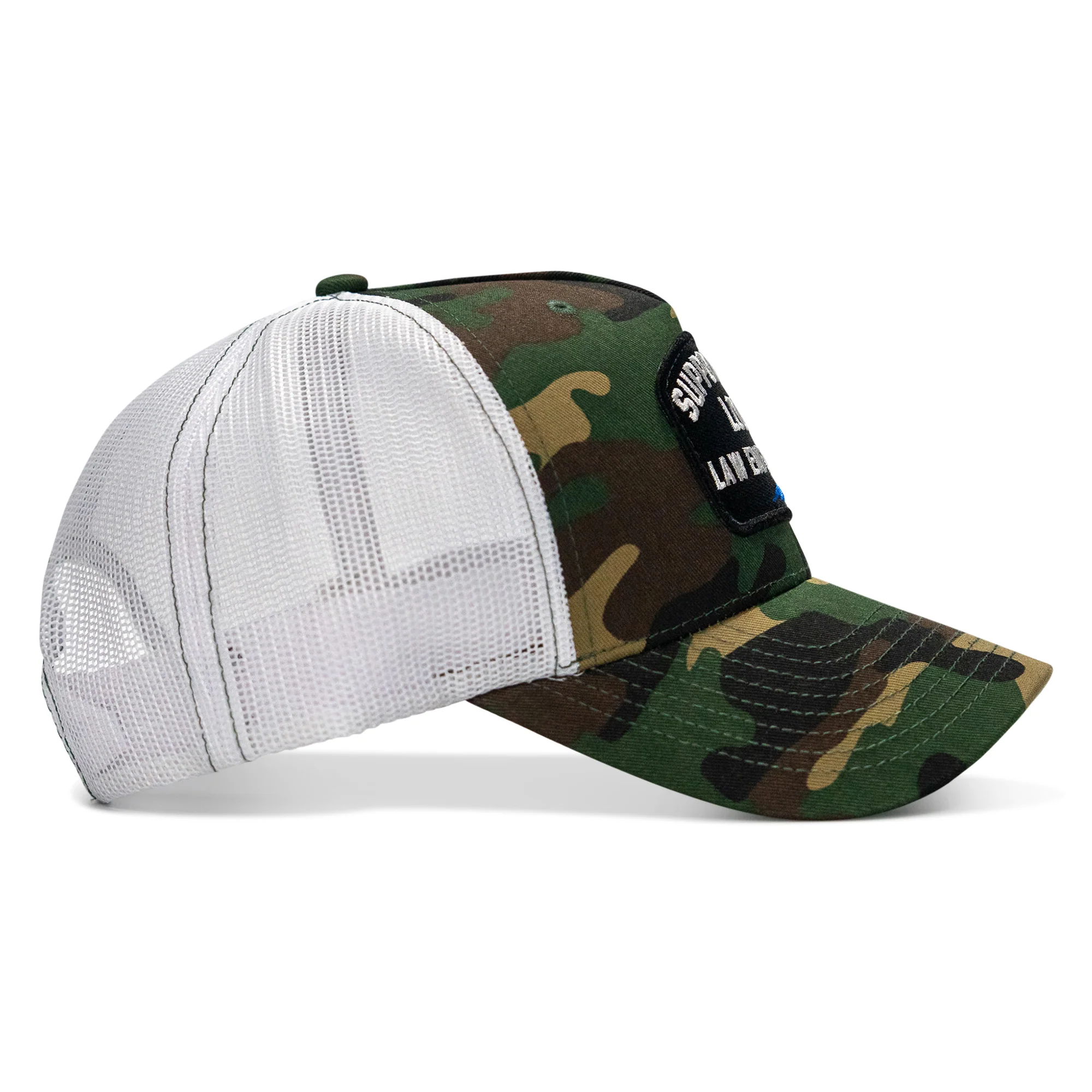 Support Your Local Law Enforcement Mid-Profile Snapback Hat - Image 24