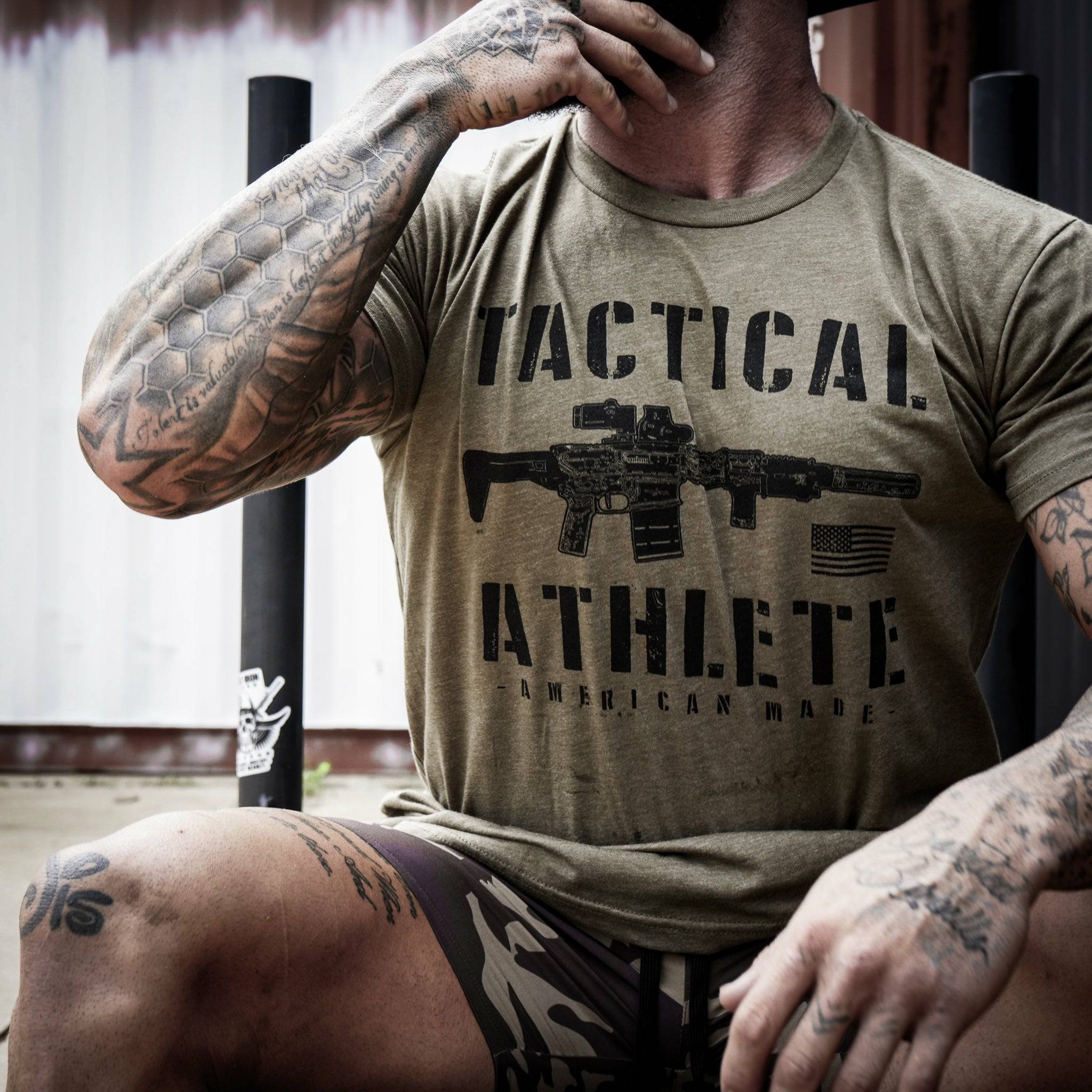 Tactical Athlete American Made Men's T-Shirt - Image 6