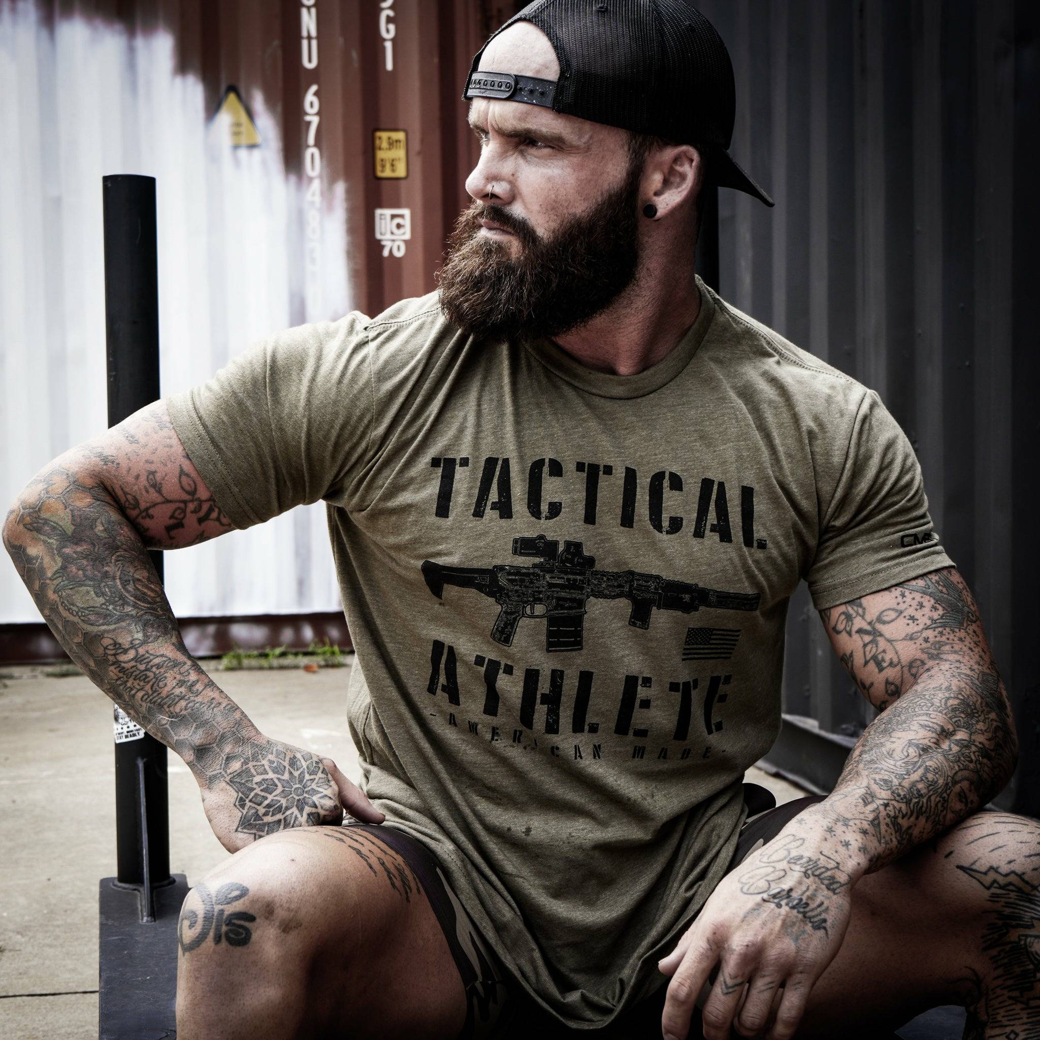 Tactical Athlete American Made Men's T-Shirt - Image 7