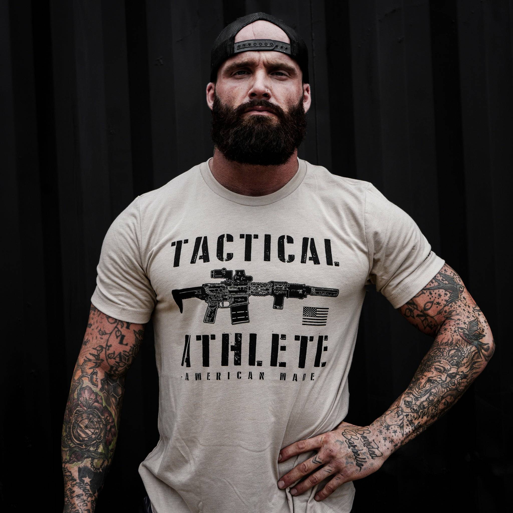 Tactical Athlete American Made Men's T-Shirt - Image 8