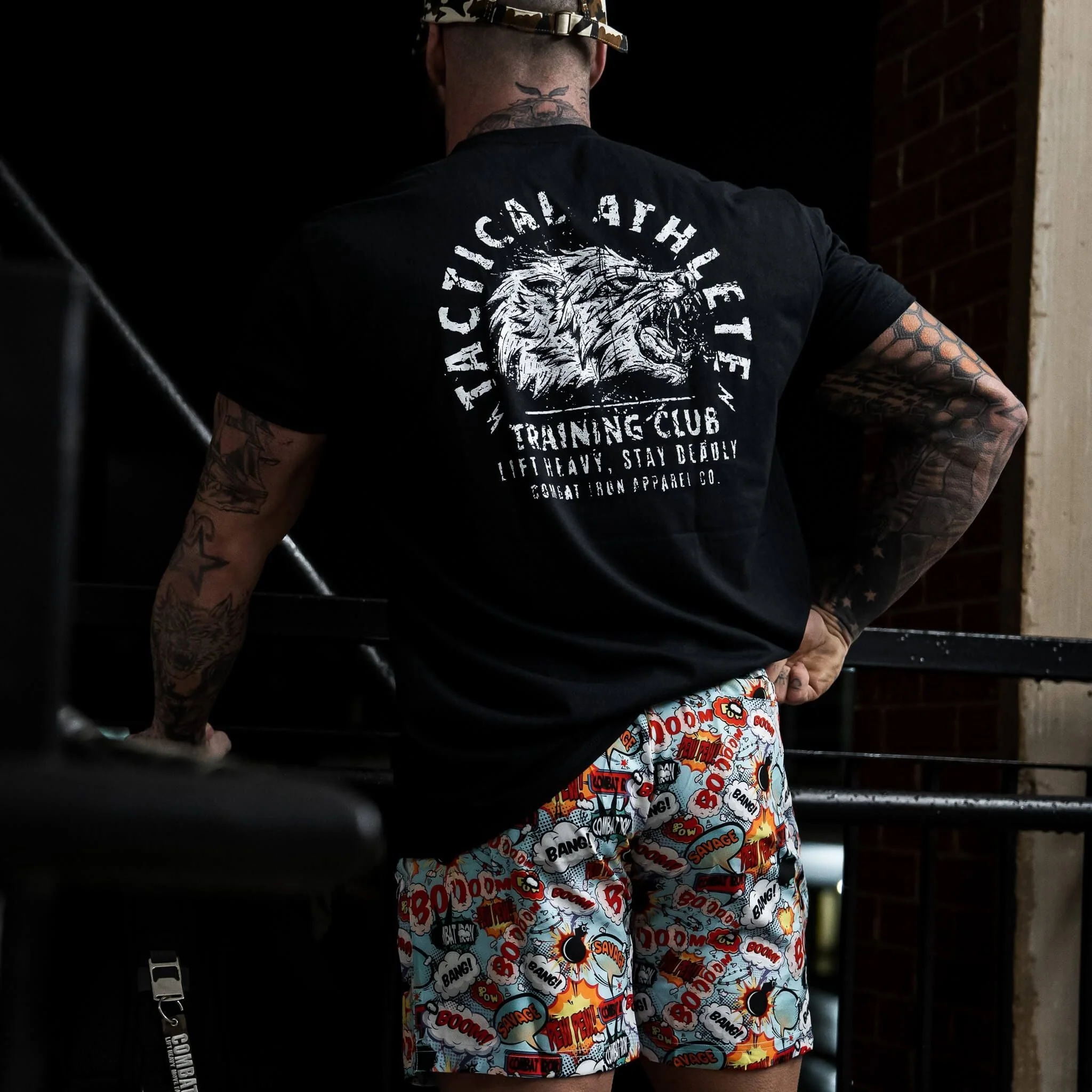 Tactical Athlete Training Club Wolf Men's T-Shirt - Image 2
