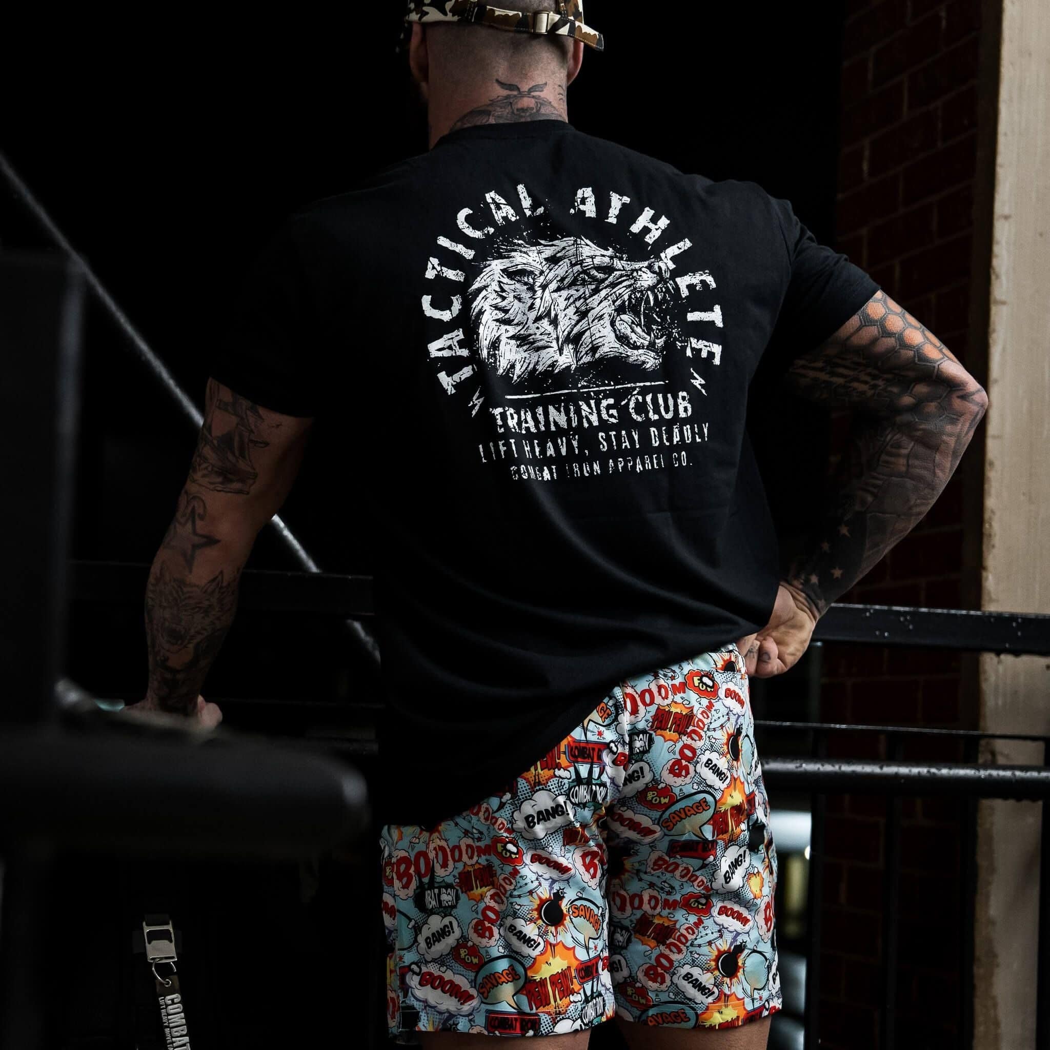 Tactical Athlete Training Club Wolf Men's T-Shirt - Image 3
