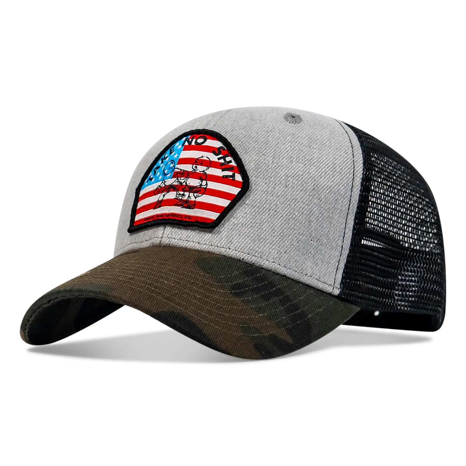 Take No Shit American Flag Patch SnapBack - Image 2