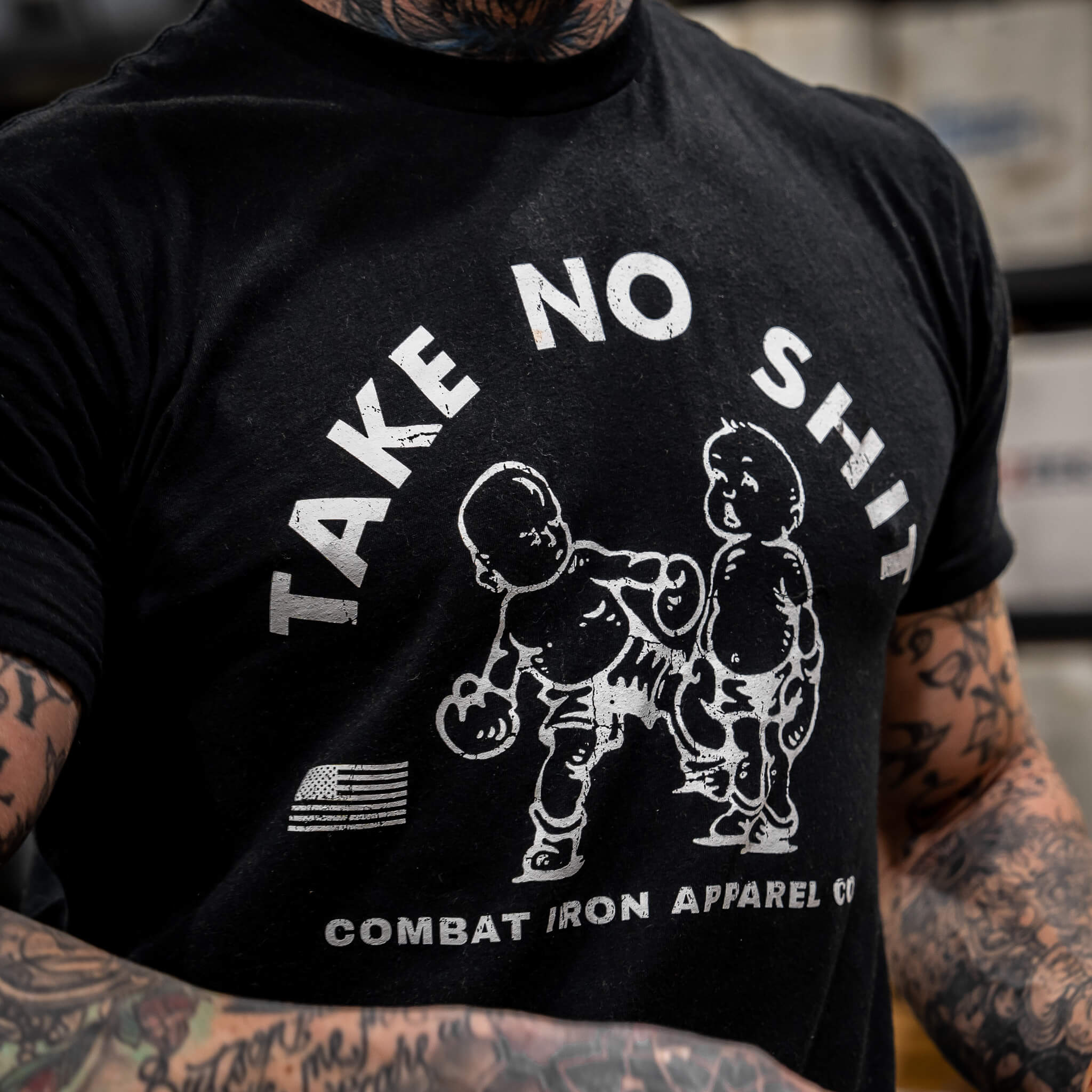 Take No Shit Boxing Men's T-Shirt - Image 3