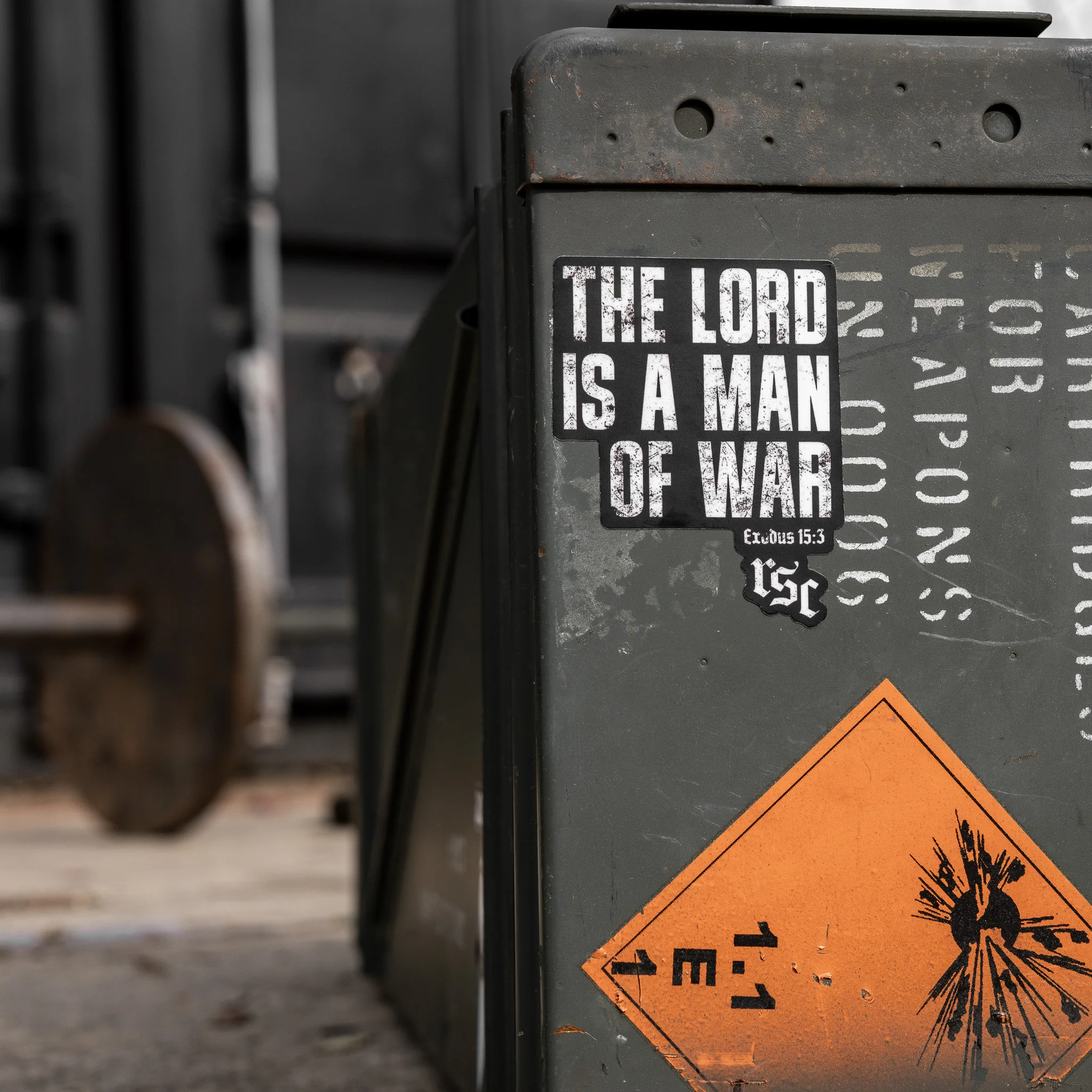 The Lord Is A Man Of War Decal - Image 2