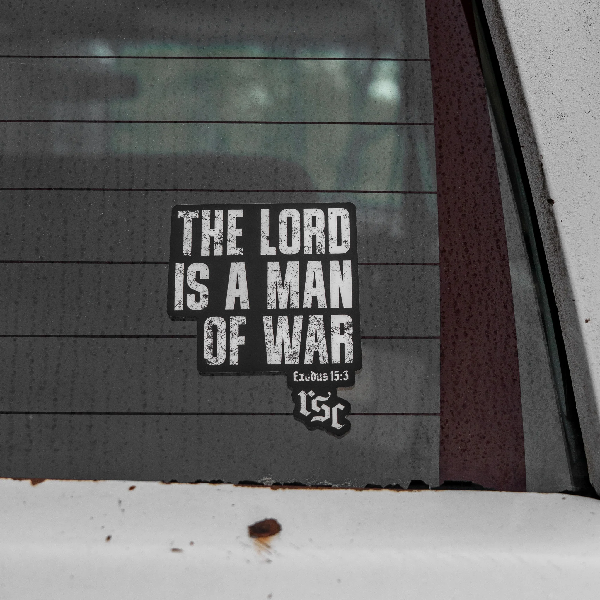 The Lord Is A Man Of War Decal - Image 3