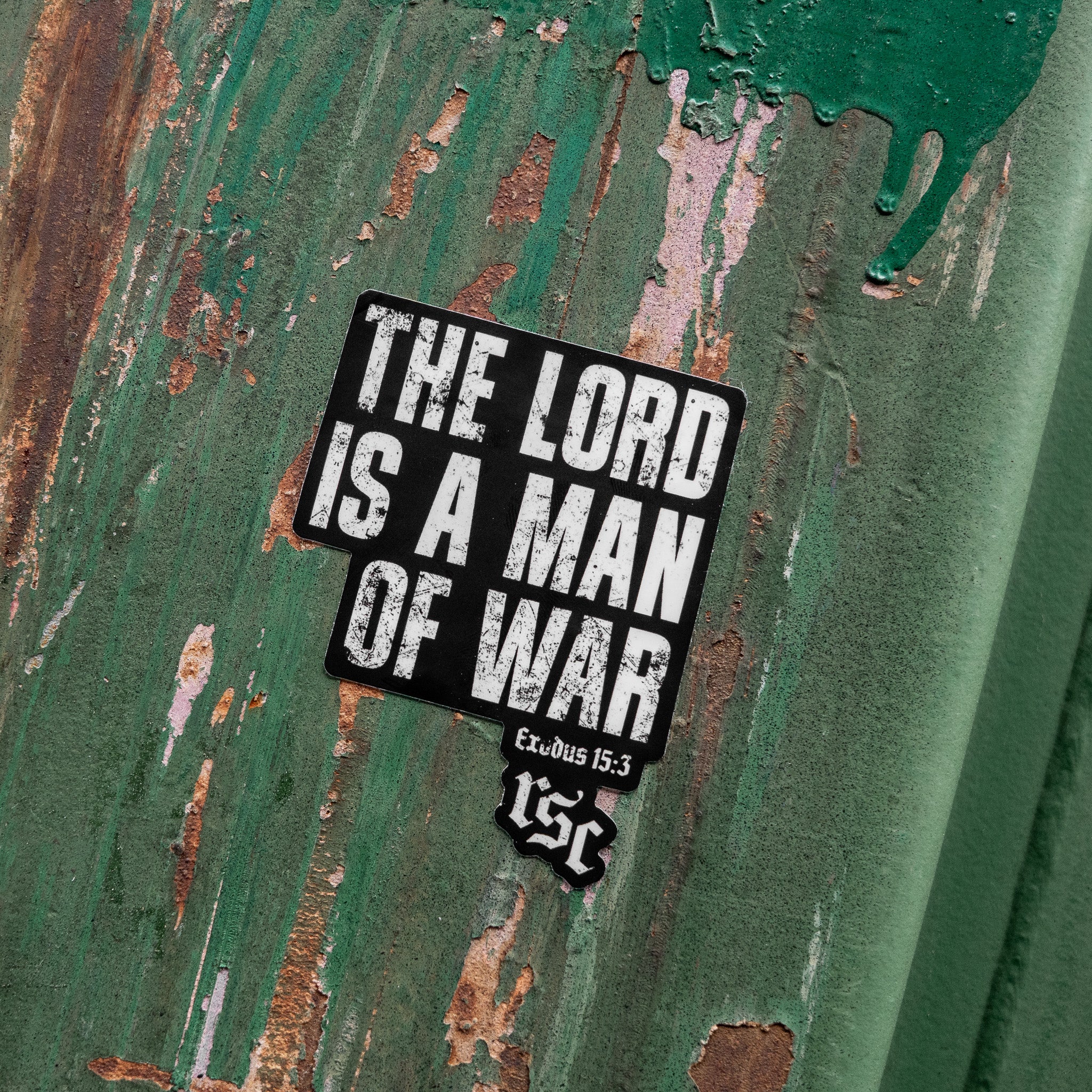 The Lord Is A Man Of War Decal - Image 4
