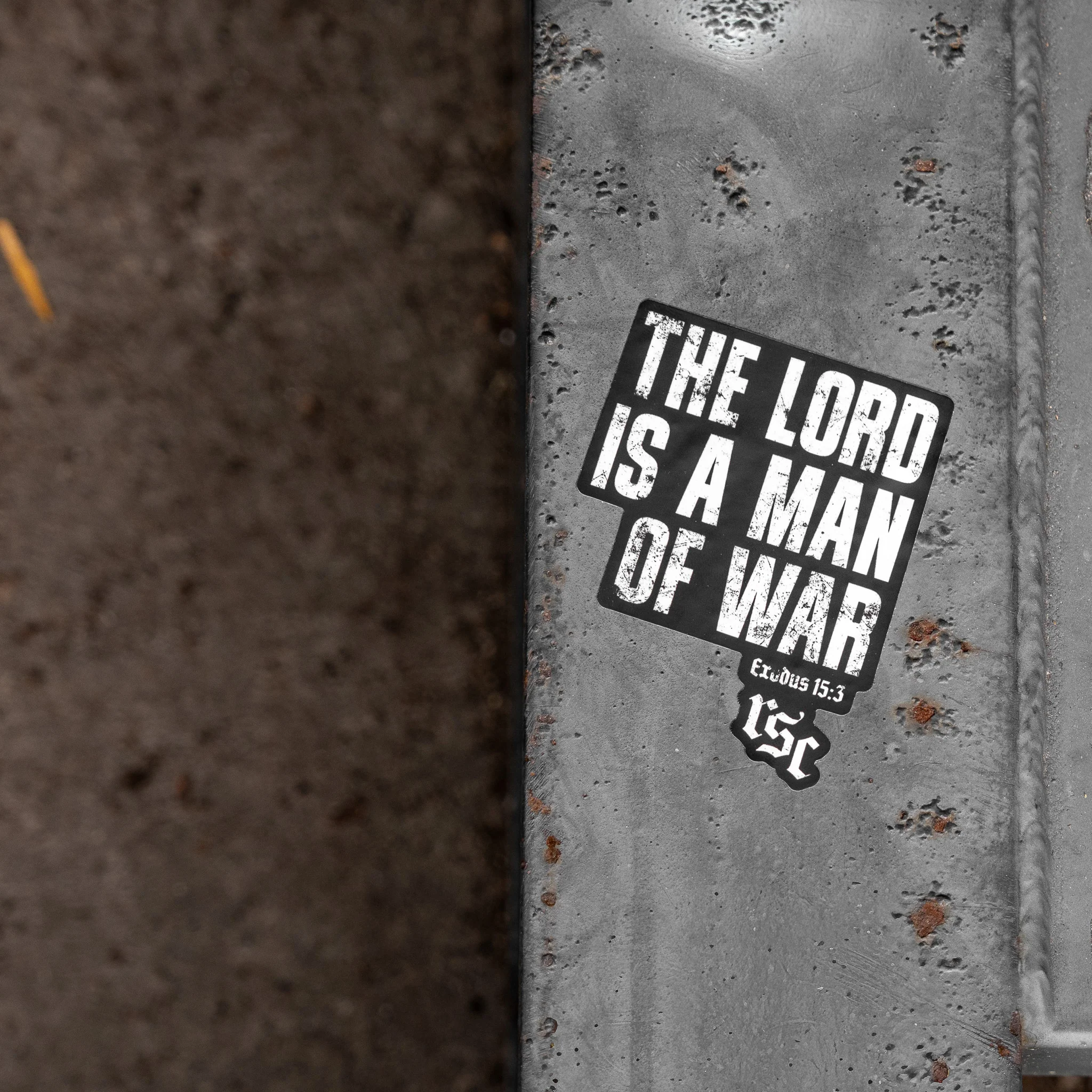 The Lord Is A Man Of War Decal - Image 5