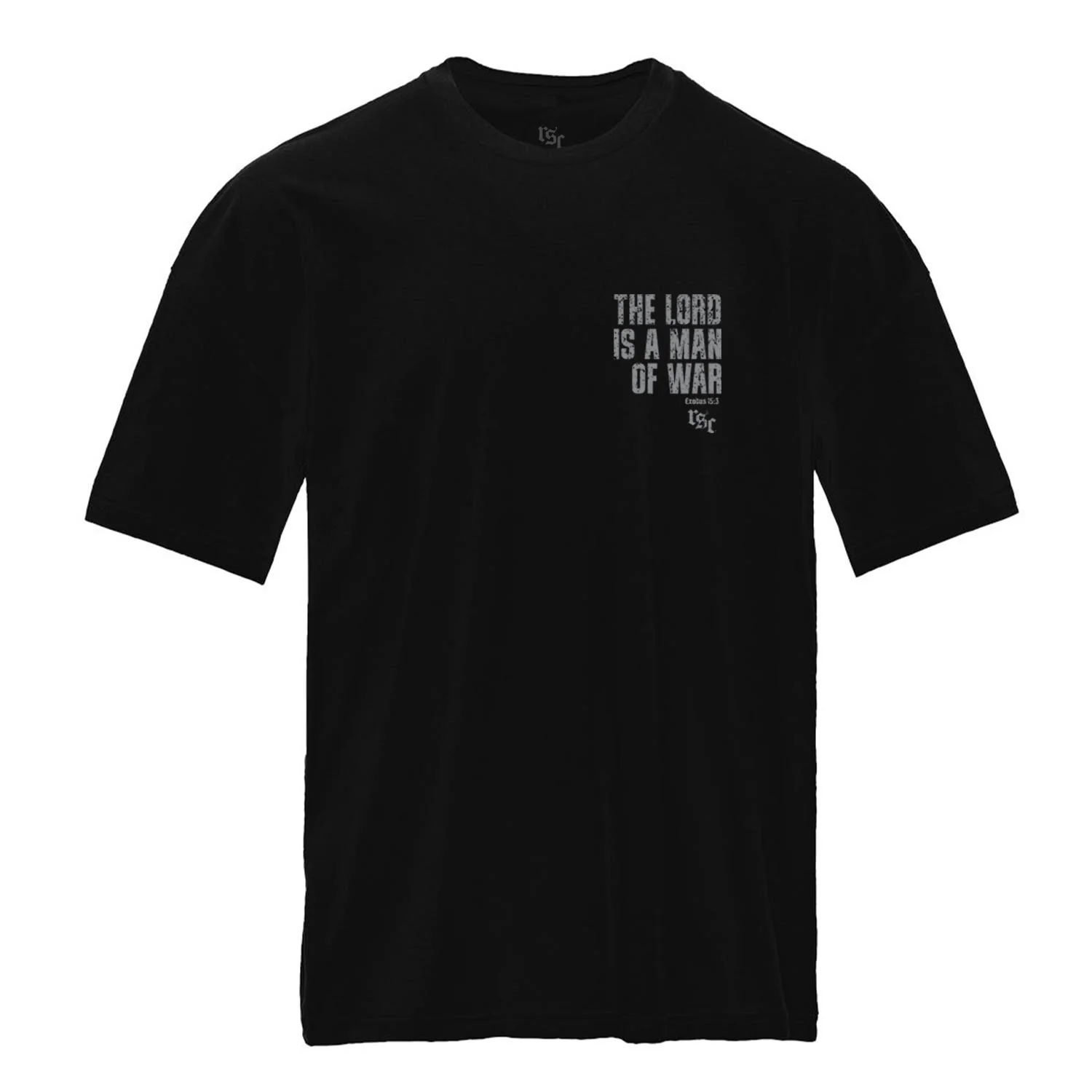The Lord Is A Man Of War Heavyweight Men's T-Shirt - Image 2