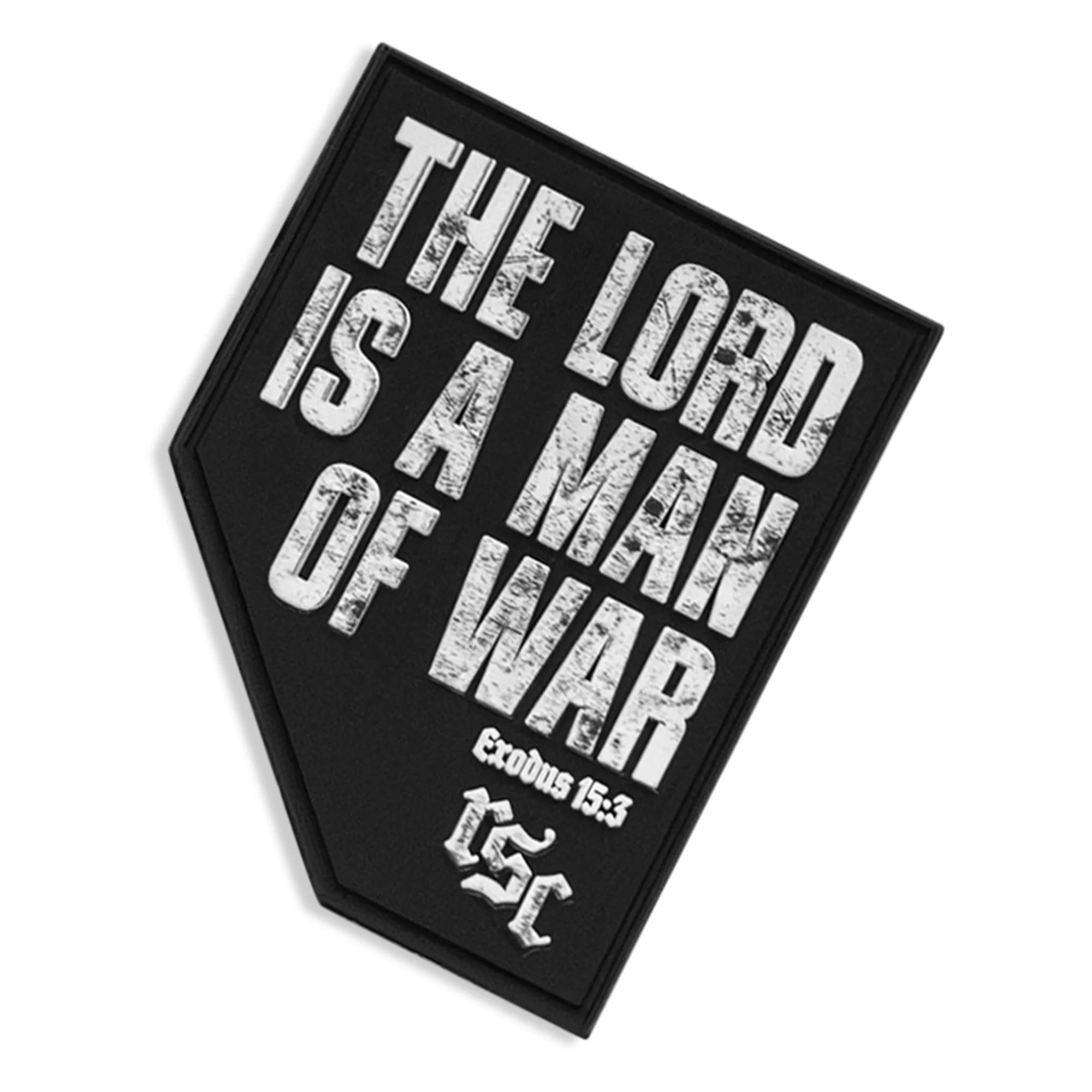 The Lord Is A Man Of War PVC Patch - Image 4