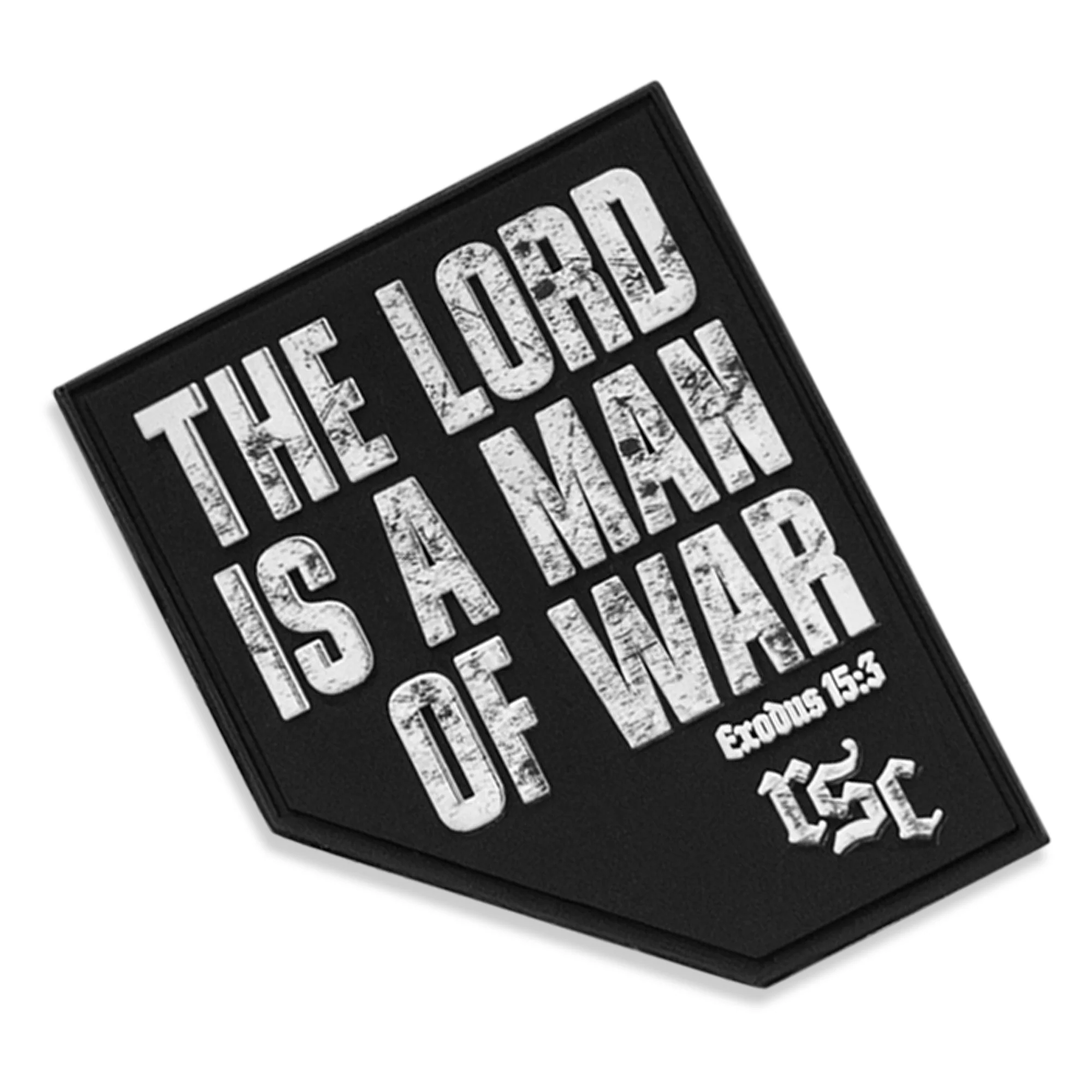 The Lord Is A Man Of War PVC Patch - Image 5