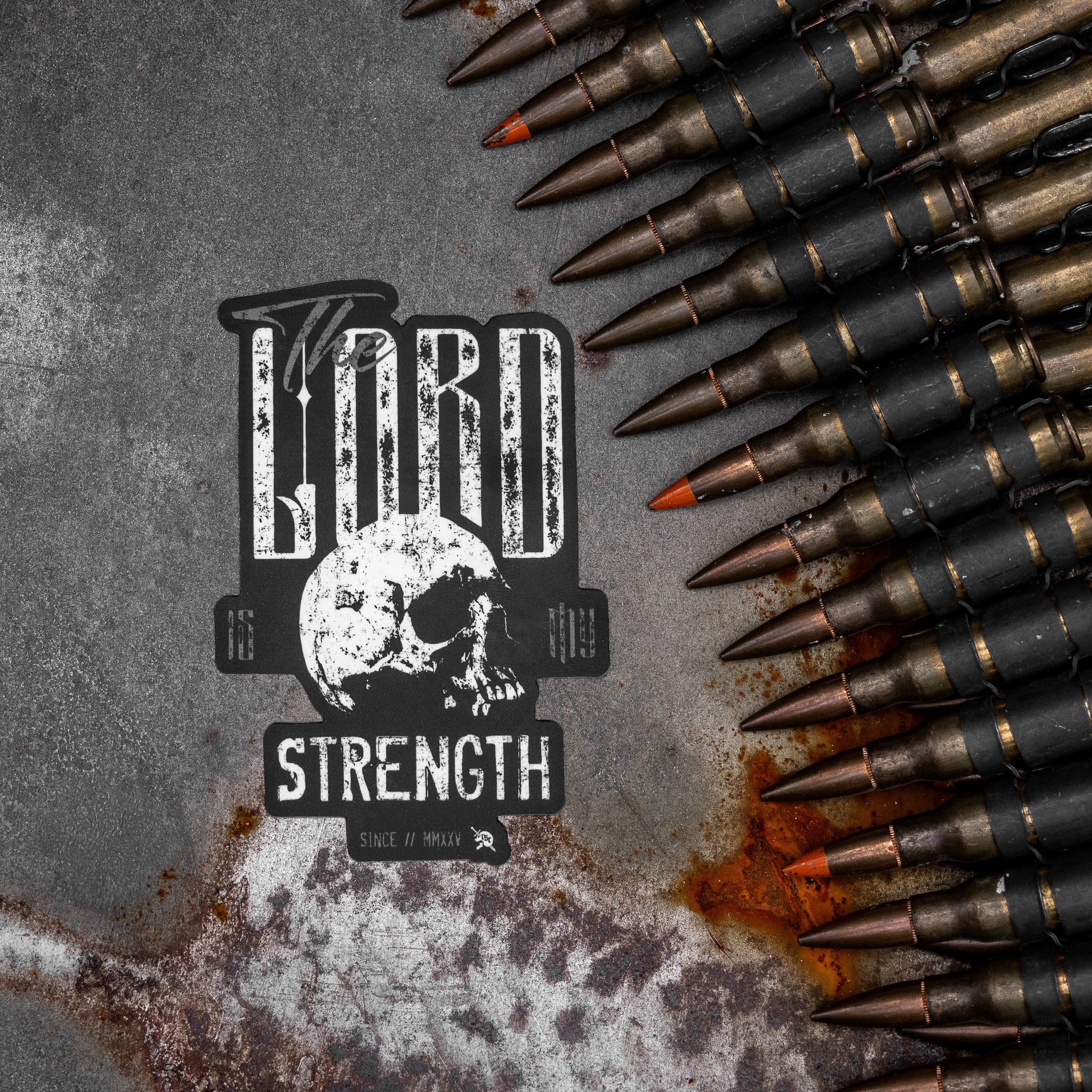 The Lord Is My Strength Decal - Image 2
