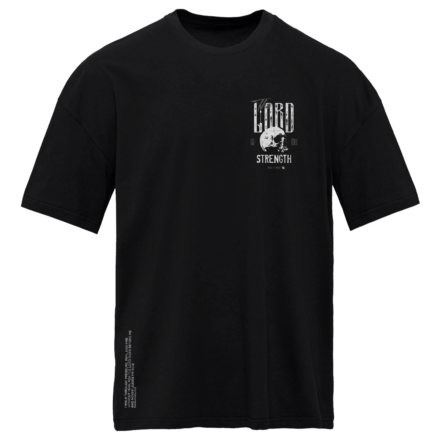 The Lord Is My Strength Heavyweight Men's T-Shirt - Image 2