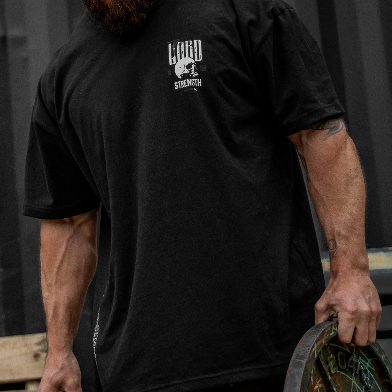 The Lord Is My Strength Heavyweight Men's T-Shirt - Image 5