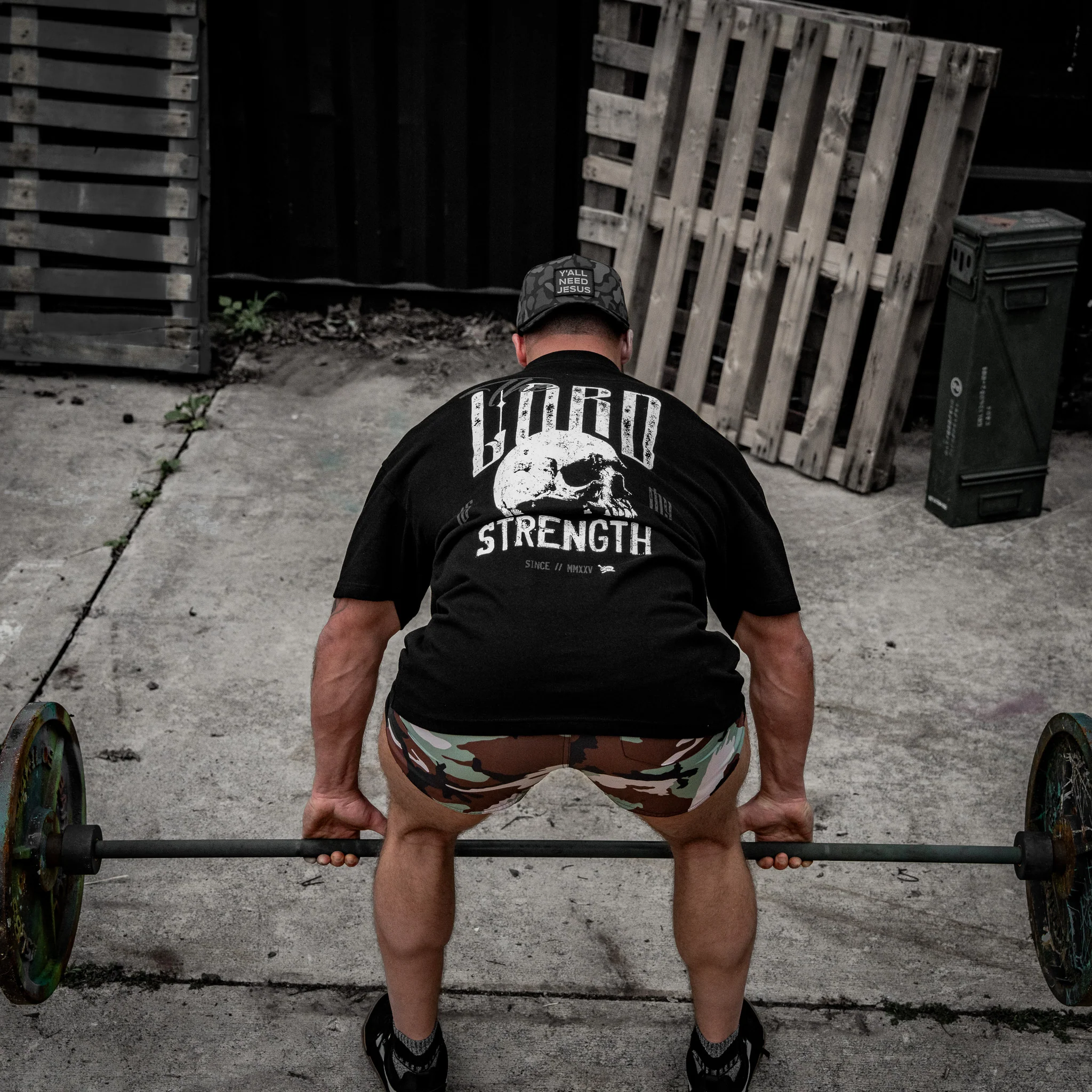 The Lord Is My Strength Heavyweight Men's T-Shirt - Image 6
