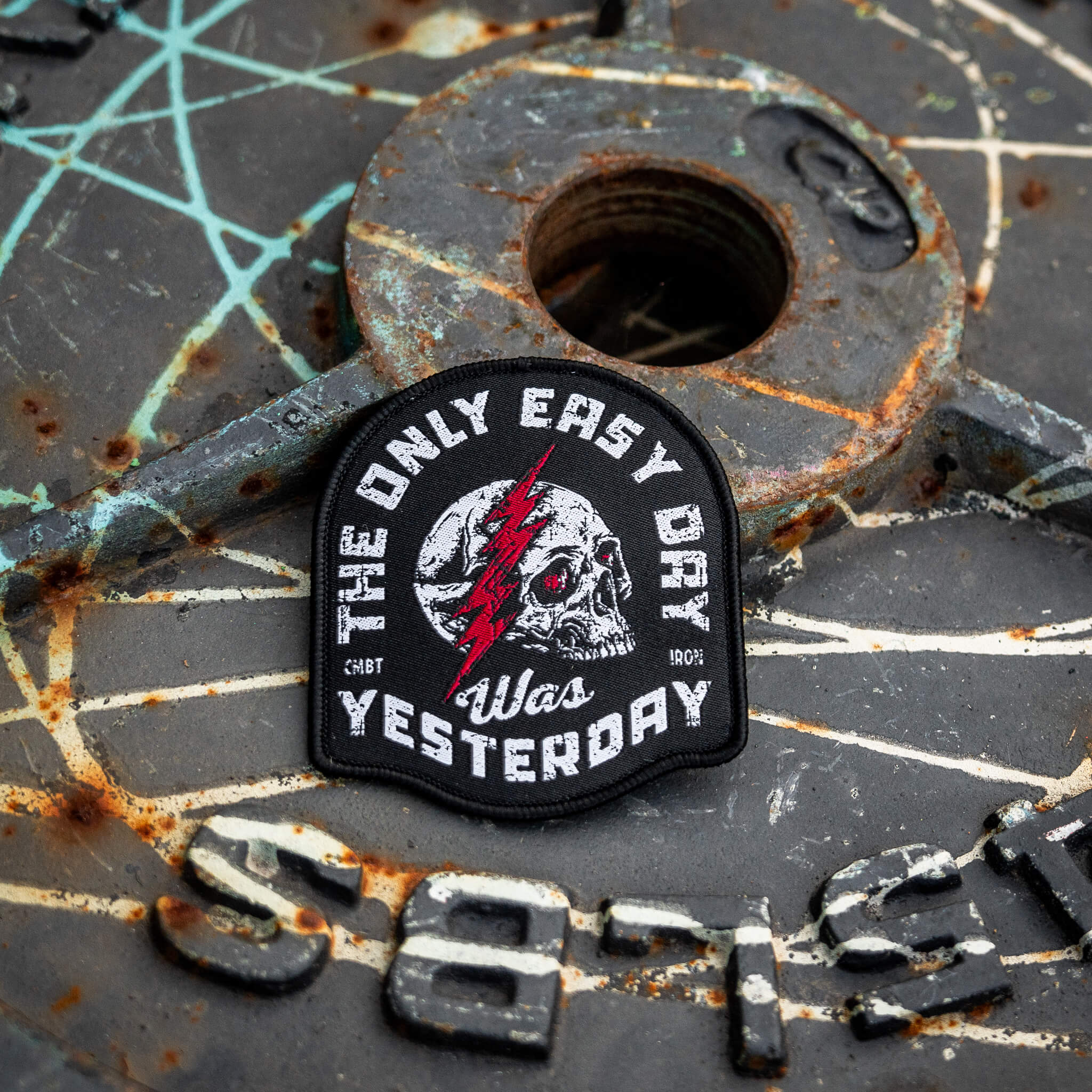 The Only Easy Day Was Yesterday Velcro Patch - Image 5