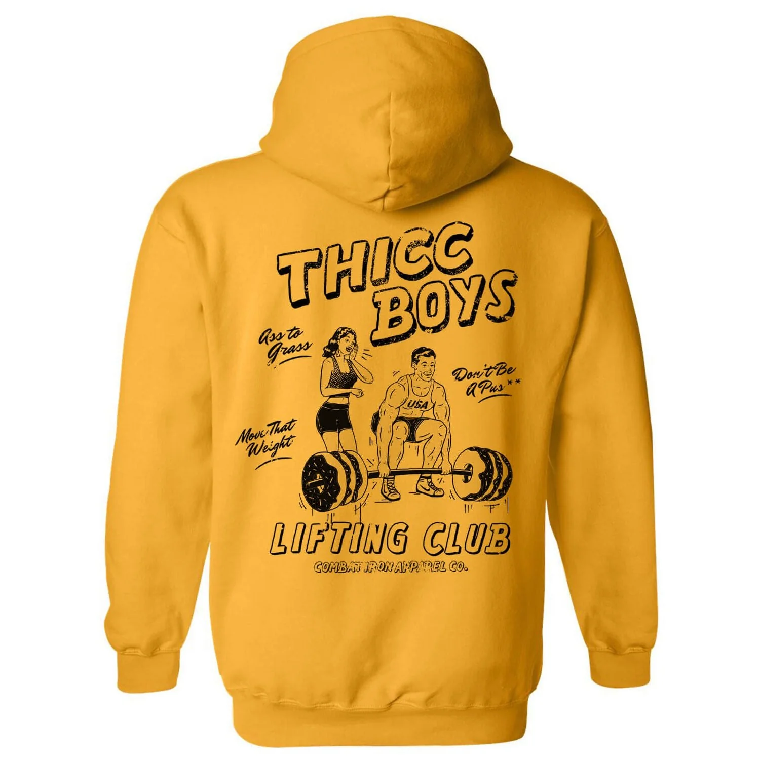 Thicc Boys Lifting Club Men's Hoodie - Image 11