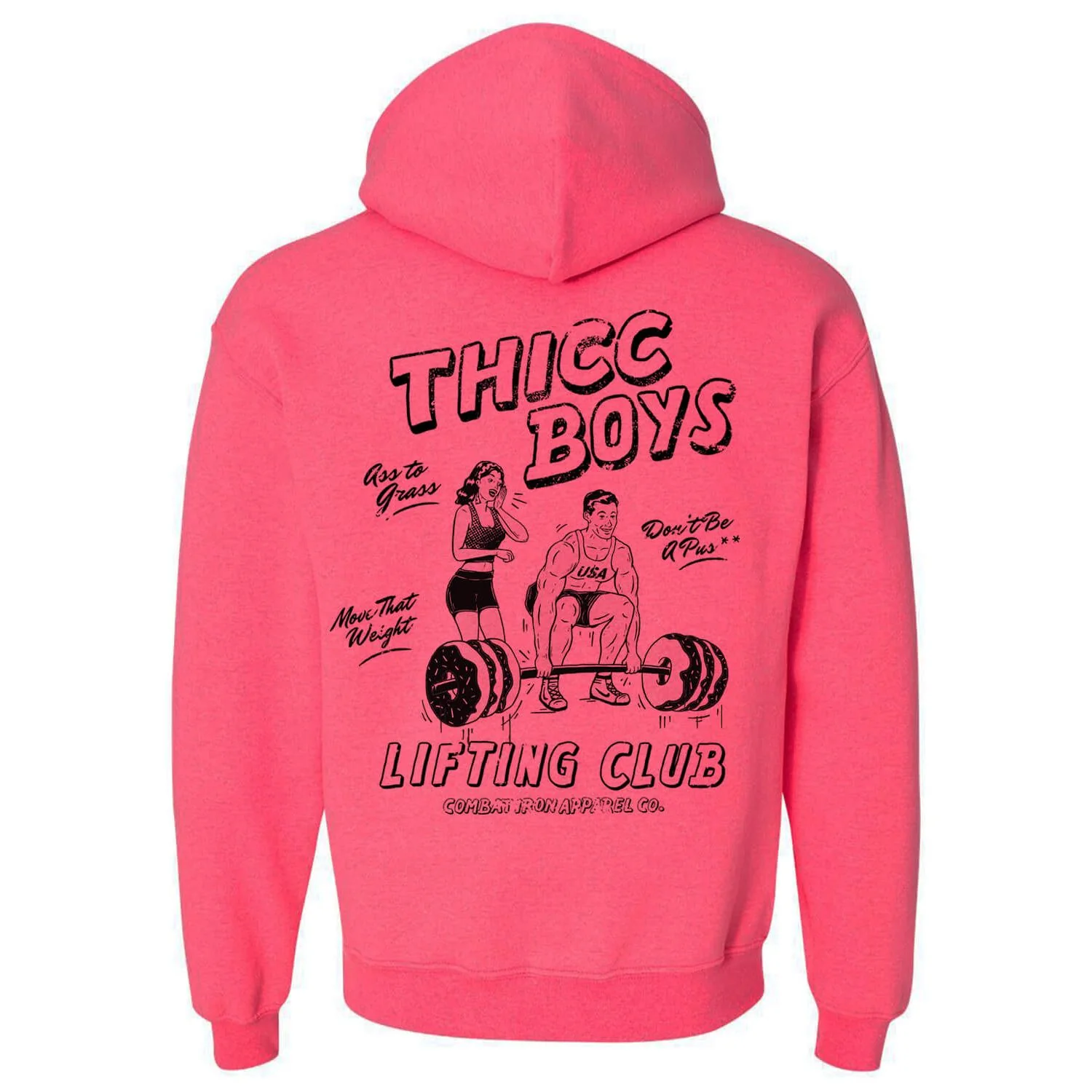 Thicc Boys Lifting Club Men's Hoodie - Image 13