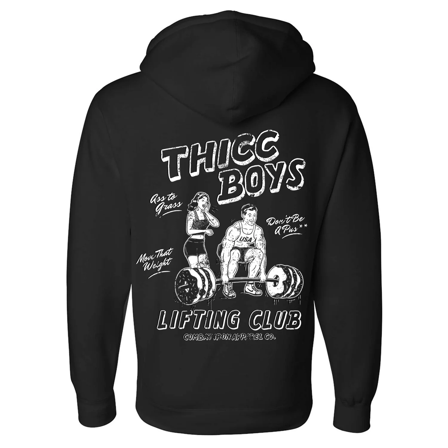 Thicc Boys Lifting Club Men's Hoodie - Image 8