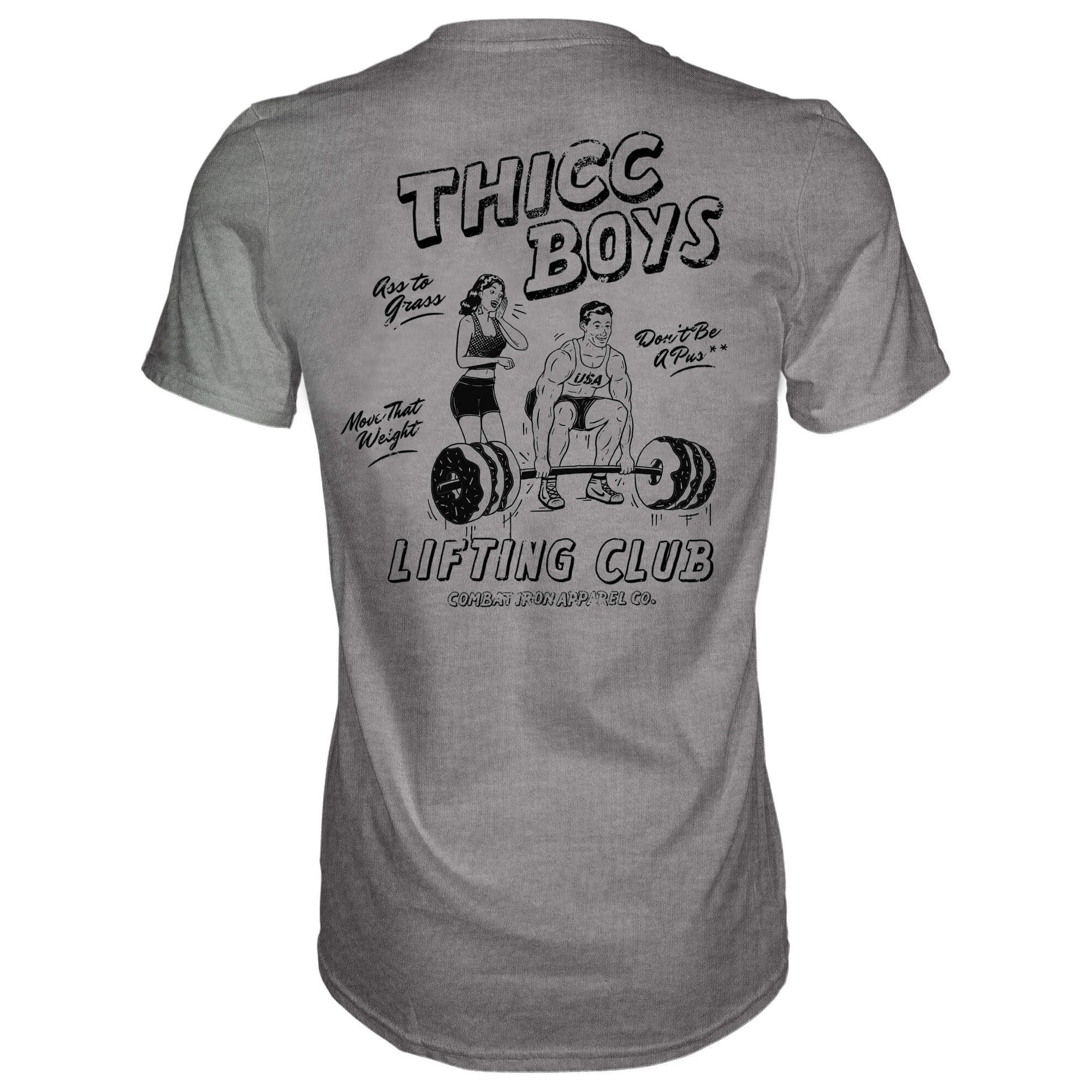 Thicc Boys Workout Club Men's T-Shirt - Image 5