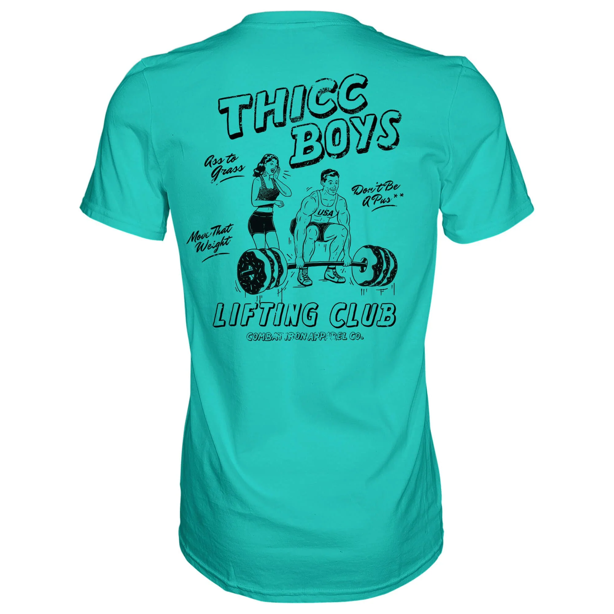 Thicc Boys Workout Club Men's T-Shirt - Image 7