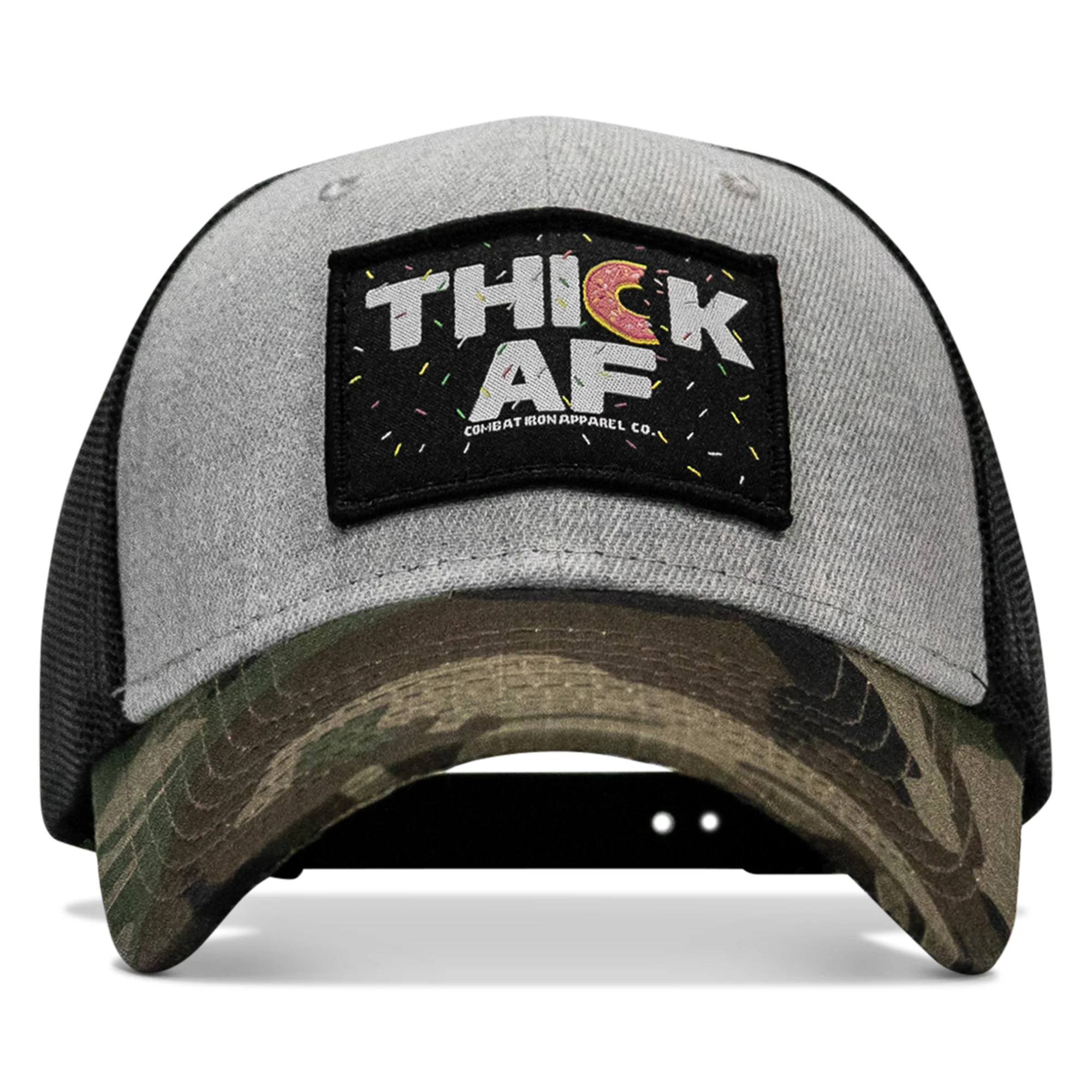 THICK AF Donut Edition Patch Original Ripstop Snapback Hat - Image 8