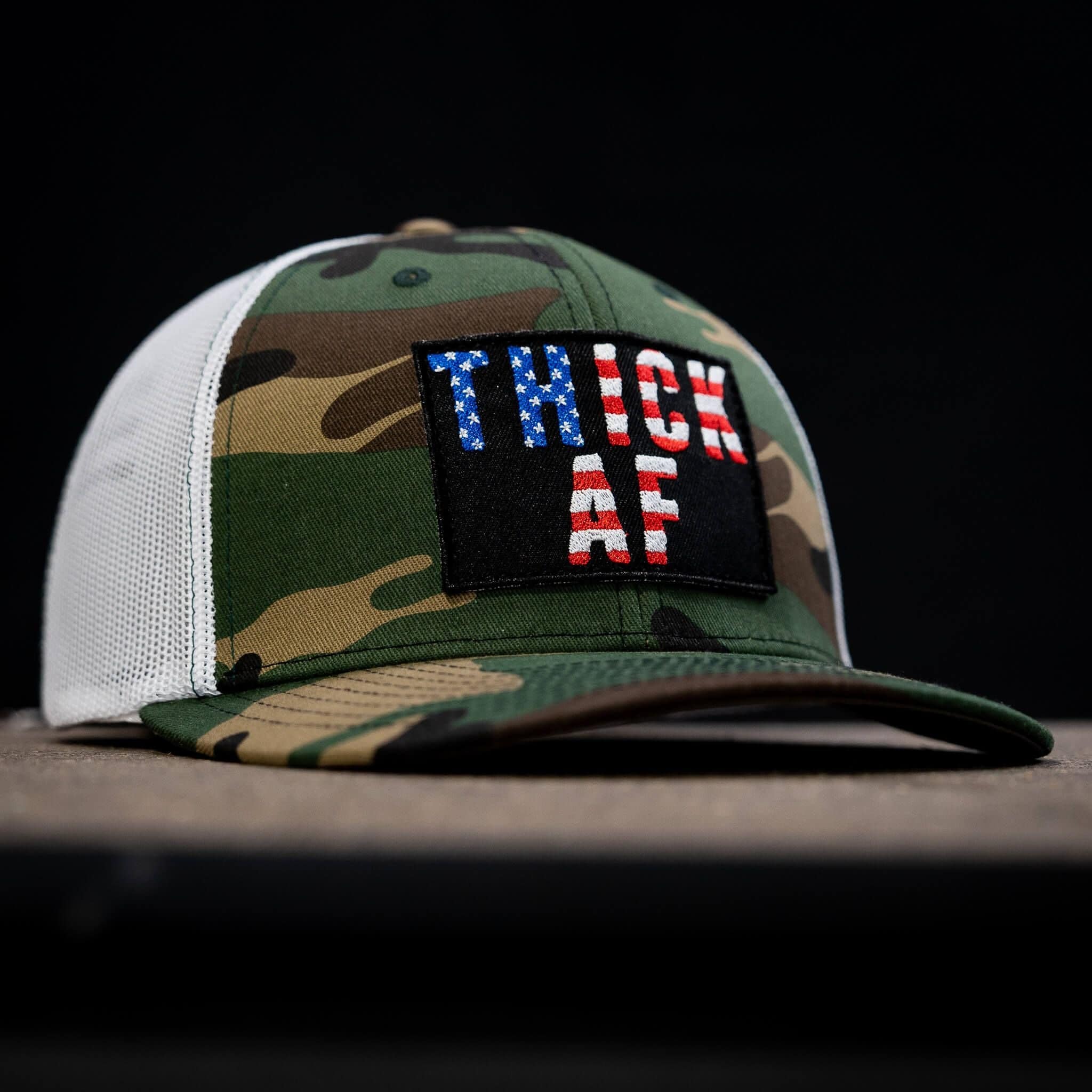 Thick AF USA Edition Patch Mid-Profile Mesh Snapback - Image 6