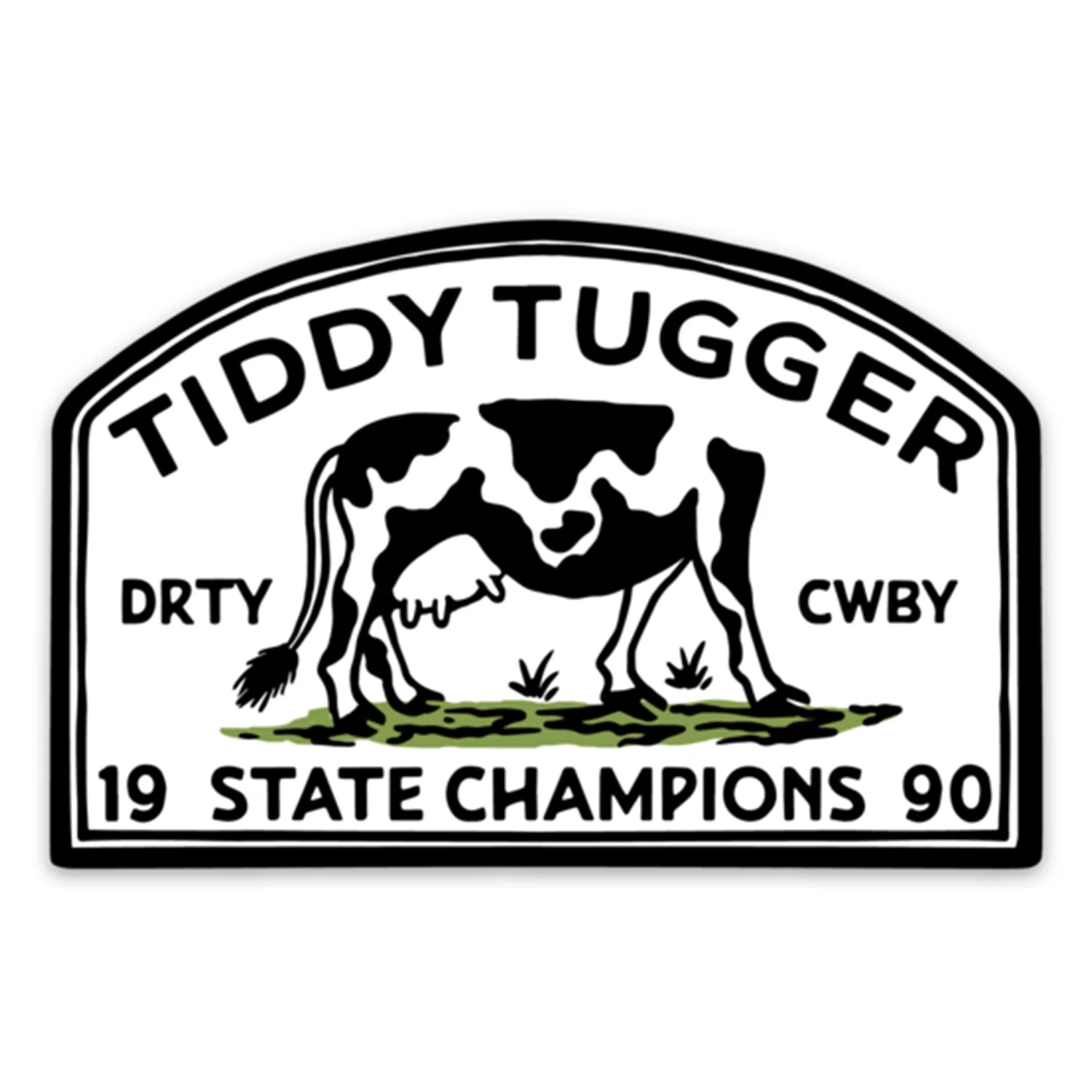 Tiddy Tugger State Champs Decal