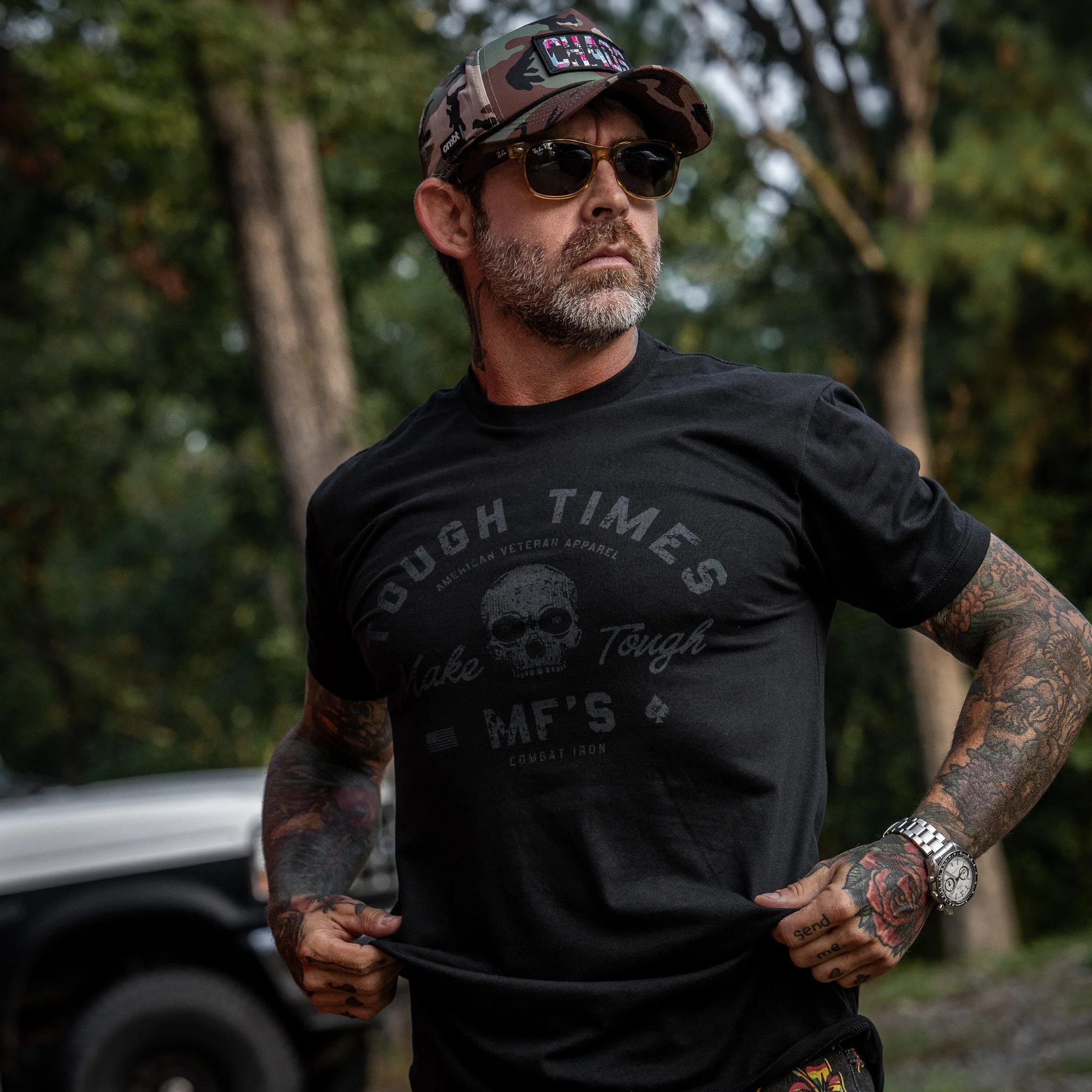 Tough Times Make Tough MF's Men's T-Shirt - Image 3
