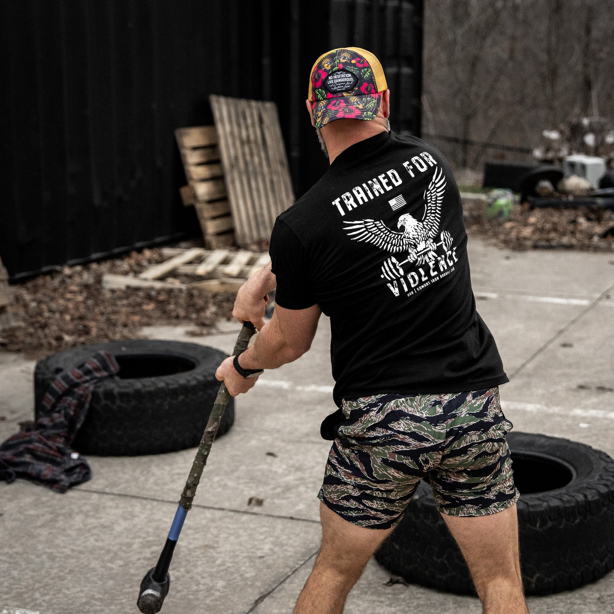 Trained for Violence Men's T-Shirt - Image 7