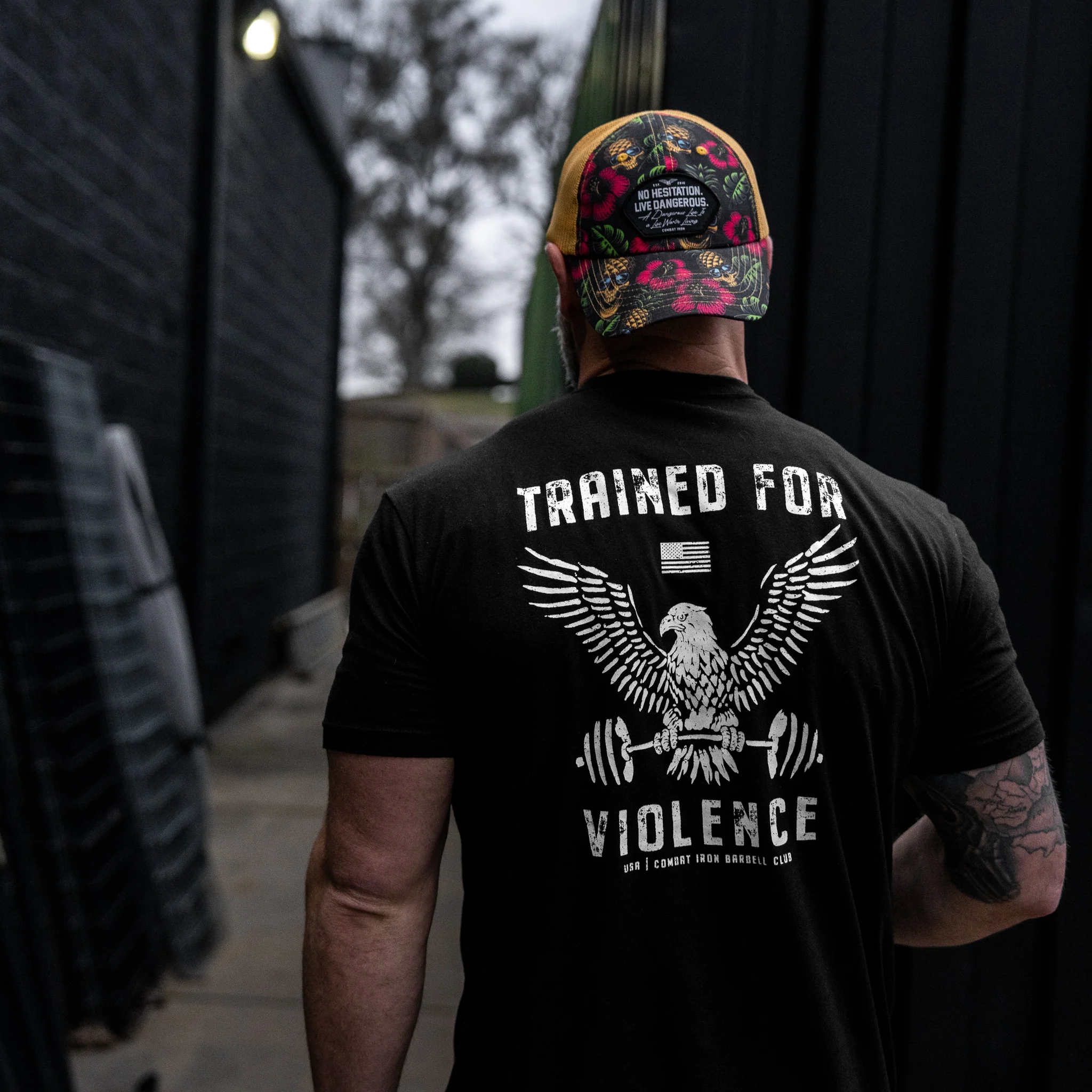 Trained for Violence Men's T-Shirt - Image 9