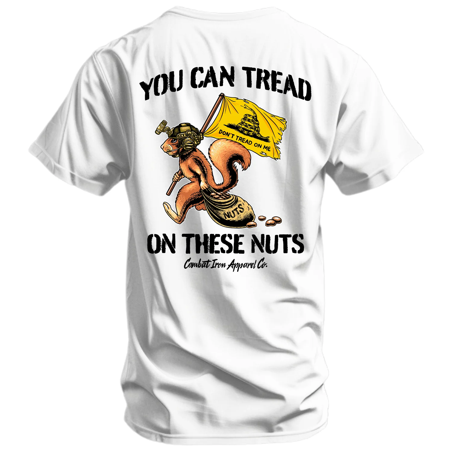 Tread On These Nuts Patriotic Men's T-Shirt - Image 5