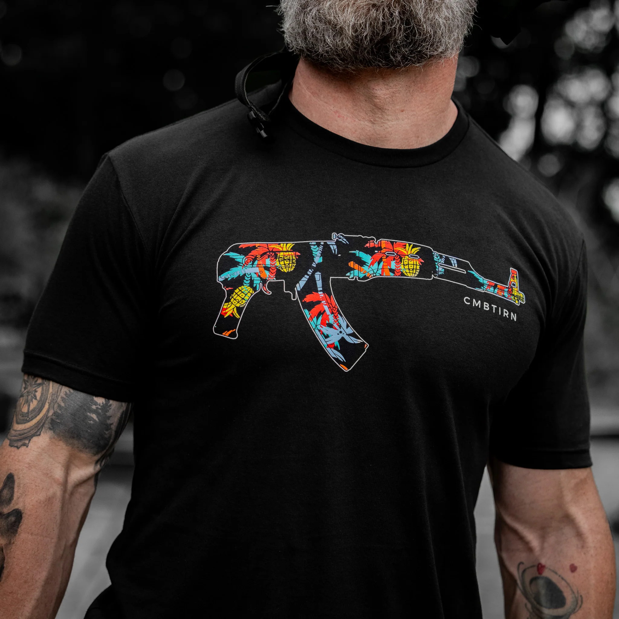 Tropical AK Men's T-Shirt - Image 3
