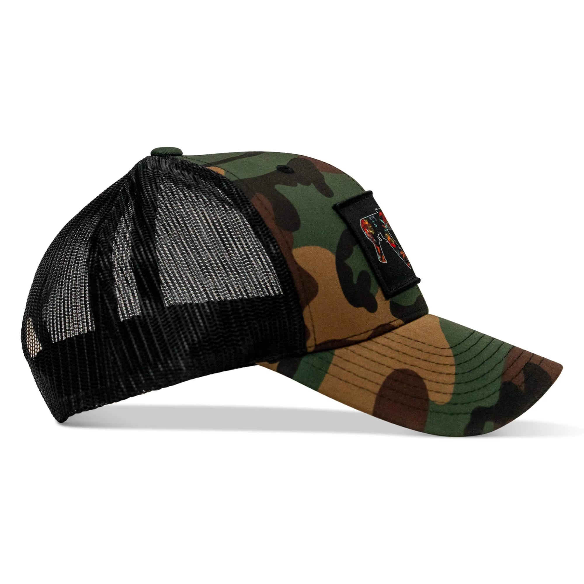 Tropical AK Patch Snapback Hat - Image 20