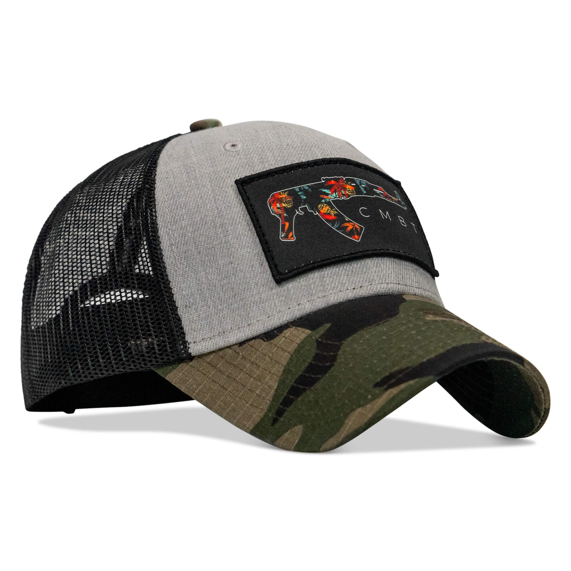 Tropical AK Patch Snapback Hat - Image 23