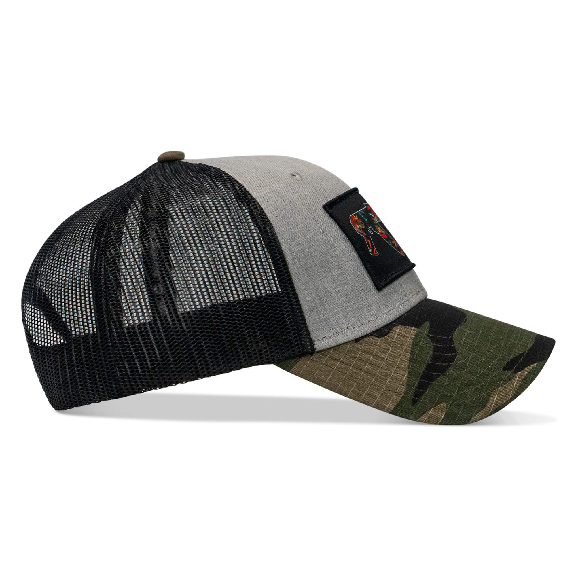 Tropical AK Patch Snapback Hat - Image 25
