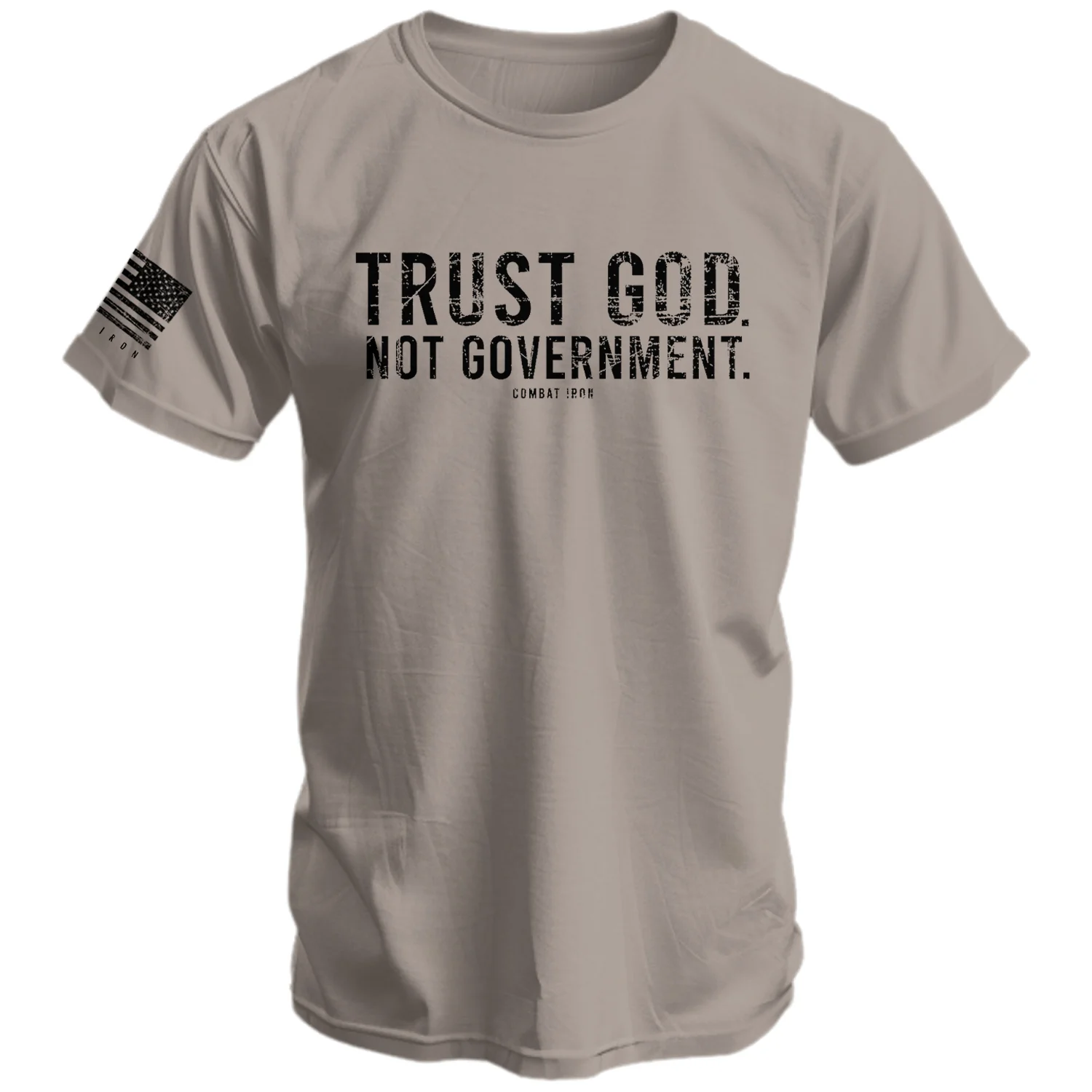Trust God. Not Government. Men's T-Shirt - Image 2