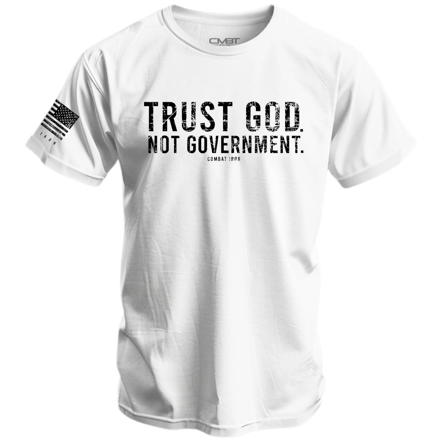 Trust God. Not Government. Men's T-Shirt - Image 3